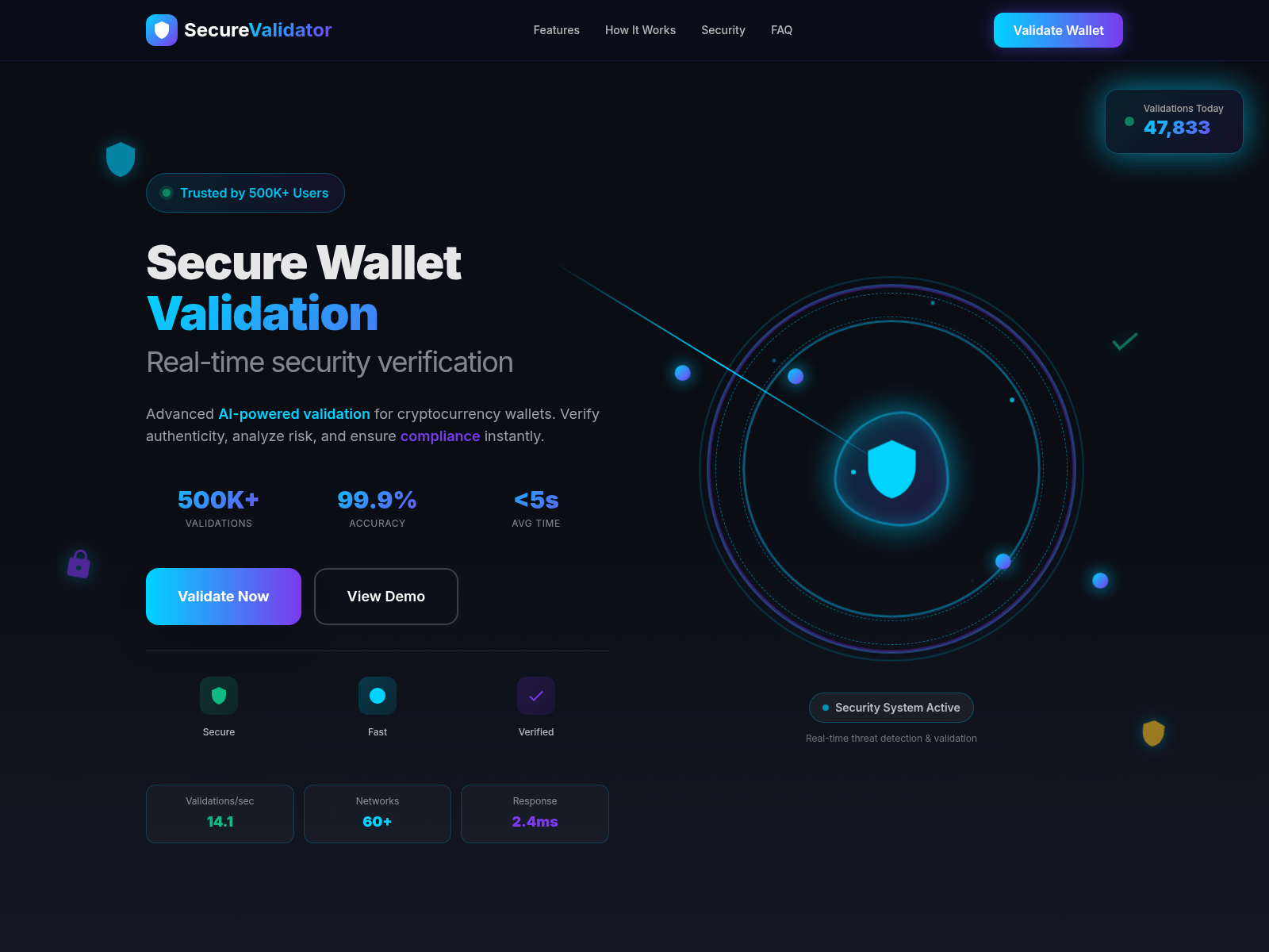 Screenshot of qsecurevalidator.com