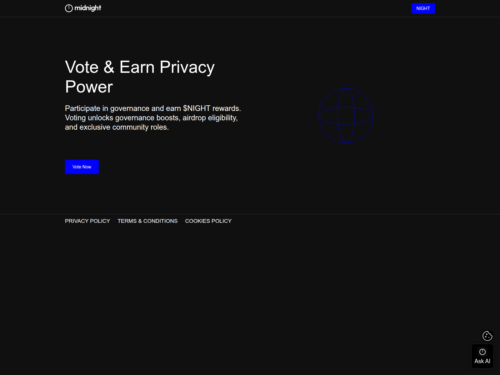 Screenshot of midnight-update.com