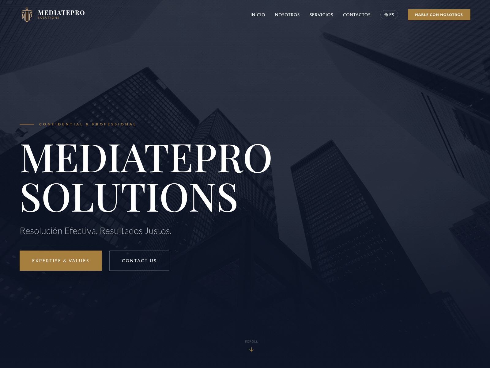Screenshot of mediateproeu.com