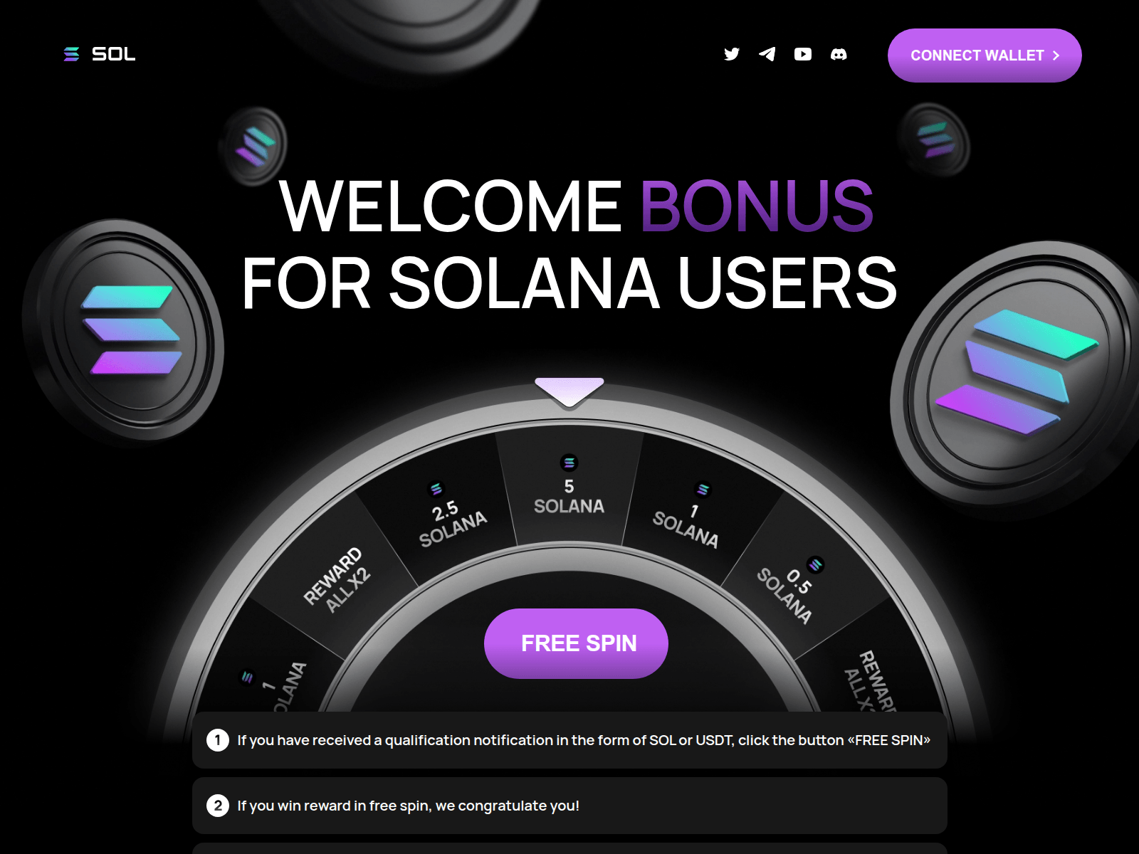 Screenshot of solsroll.com