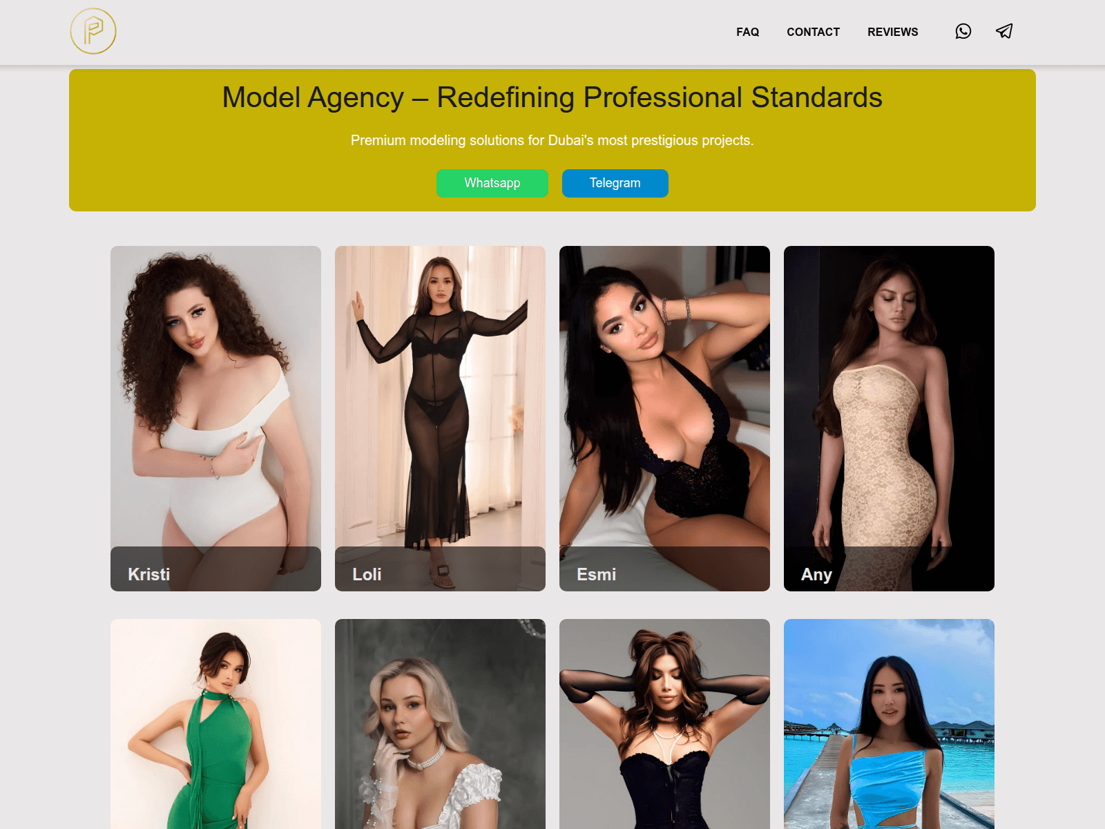 Screenshot of prime-model.com