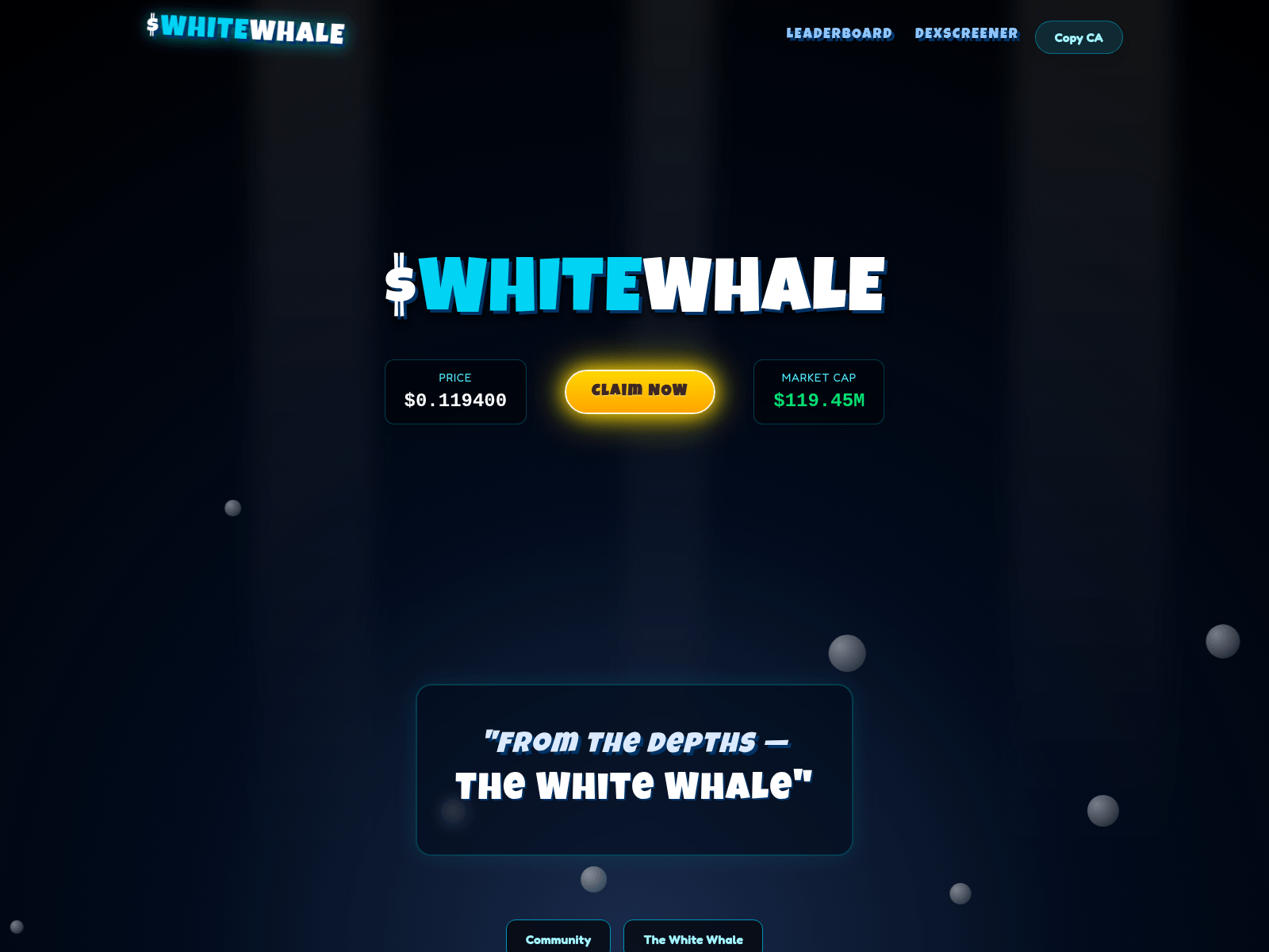 Screenshot of whitewhaiememe.com