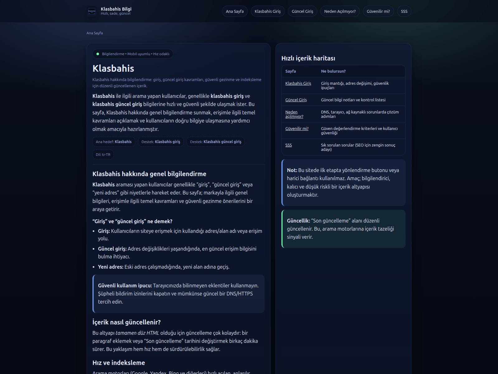 Screenshot of klasbahisitesi.com
