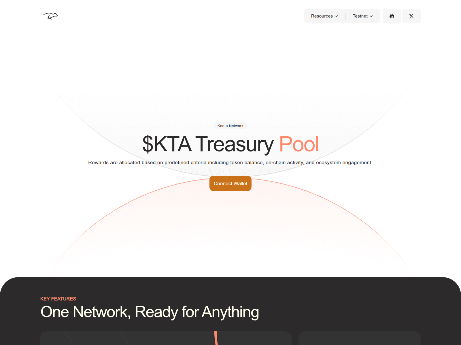 Screenshot of treasurypool-keeta.com