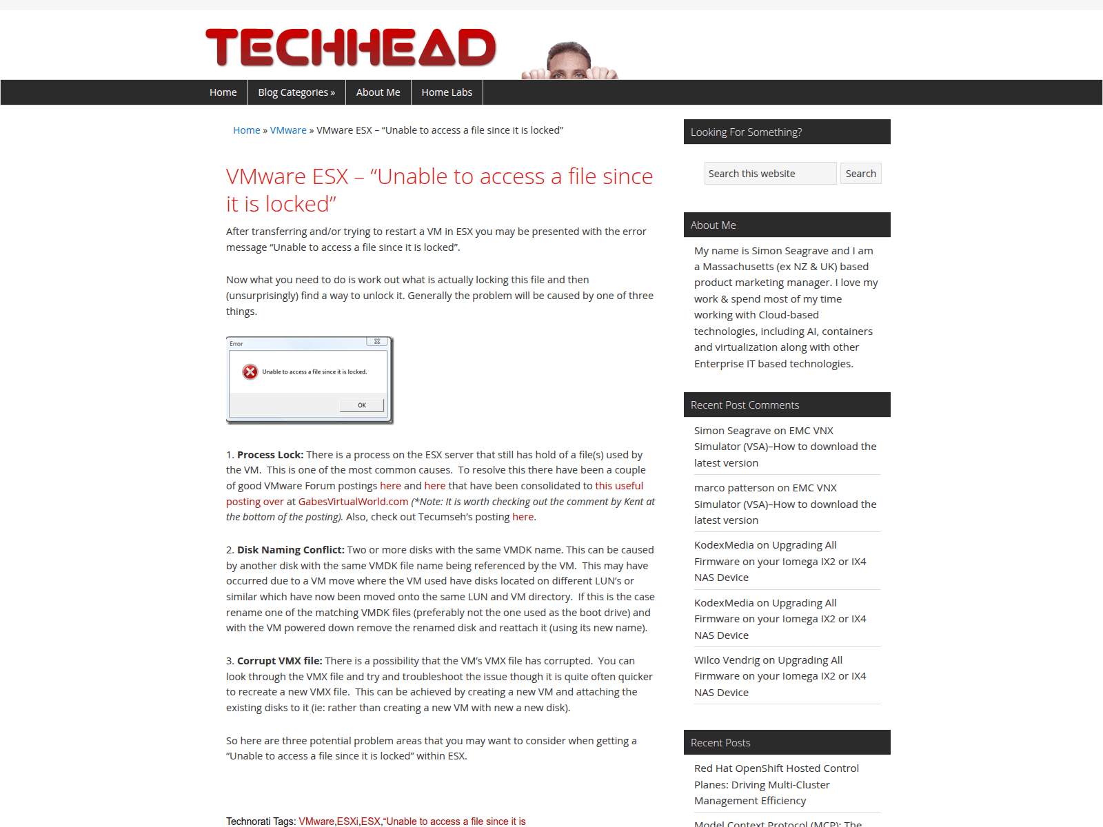 Screenshot of techhead.co