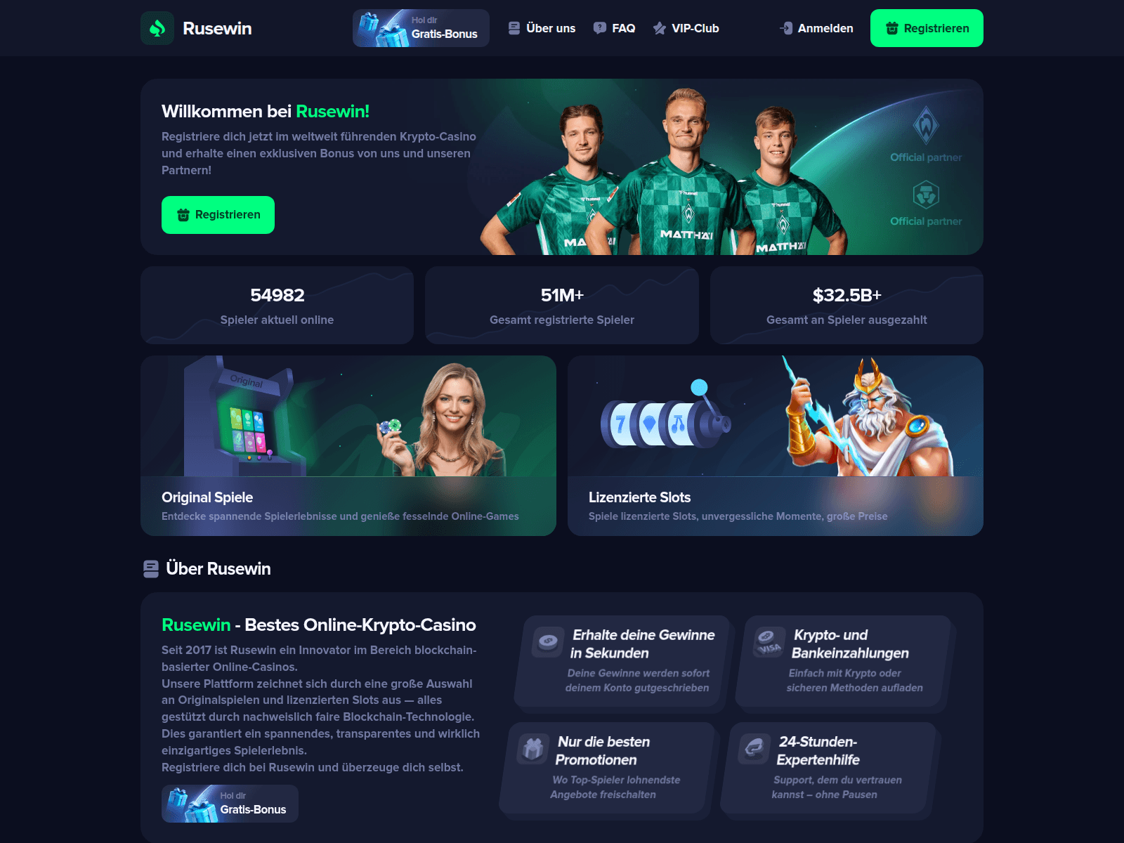 Screenshot of rusewin.com