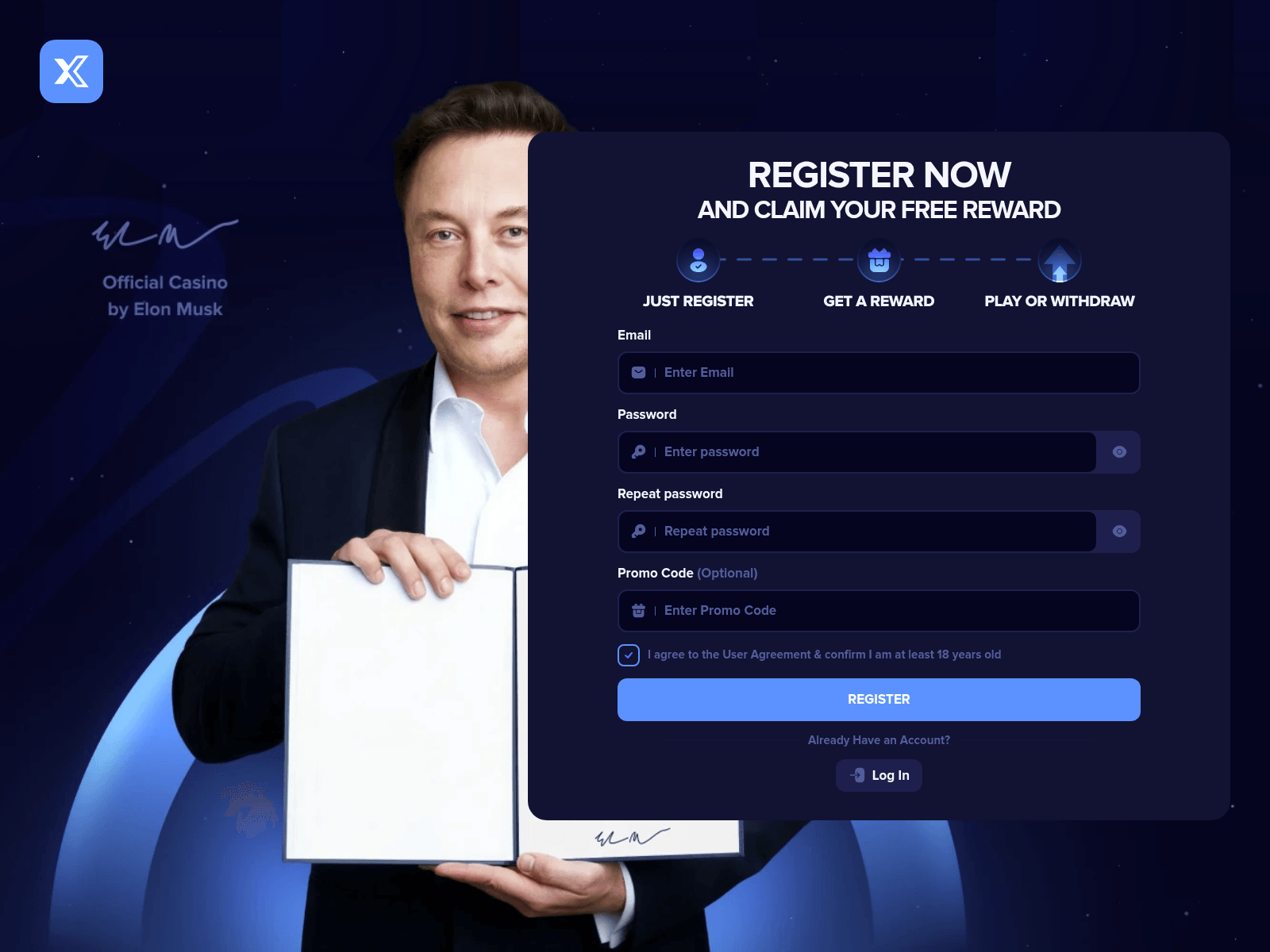 Screenshot of slotselon.com