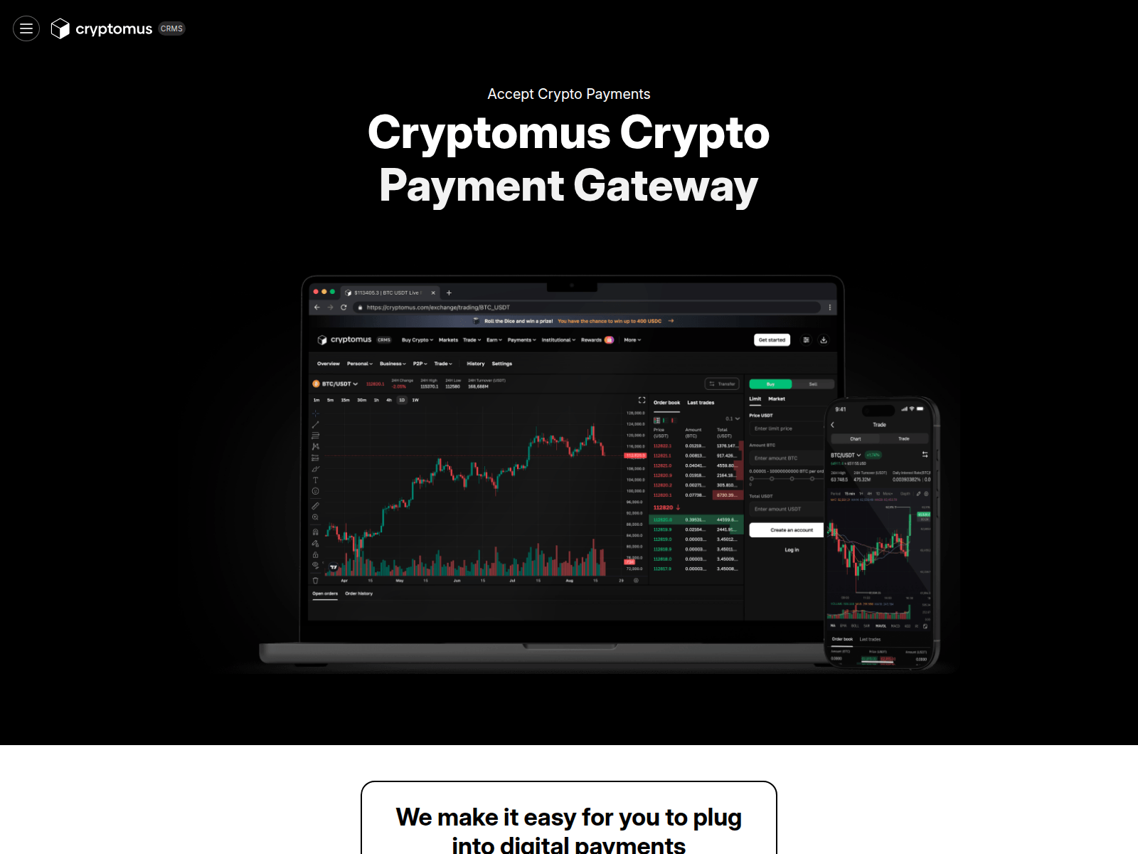 Screenshot of creptomus.com