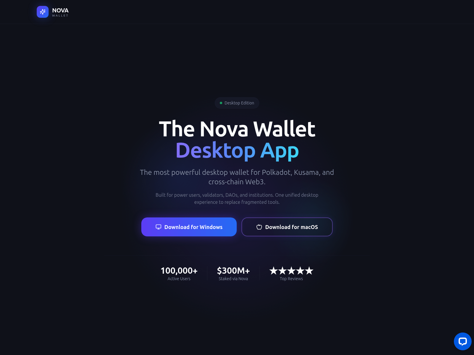 Screenshot of novawalletpc.com