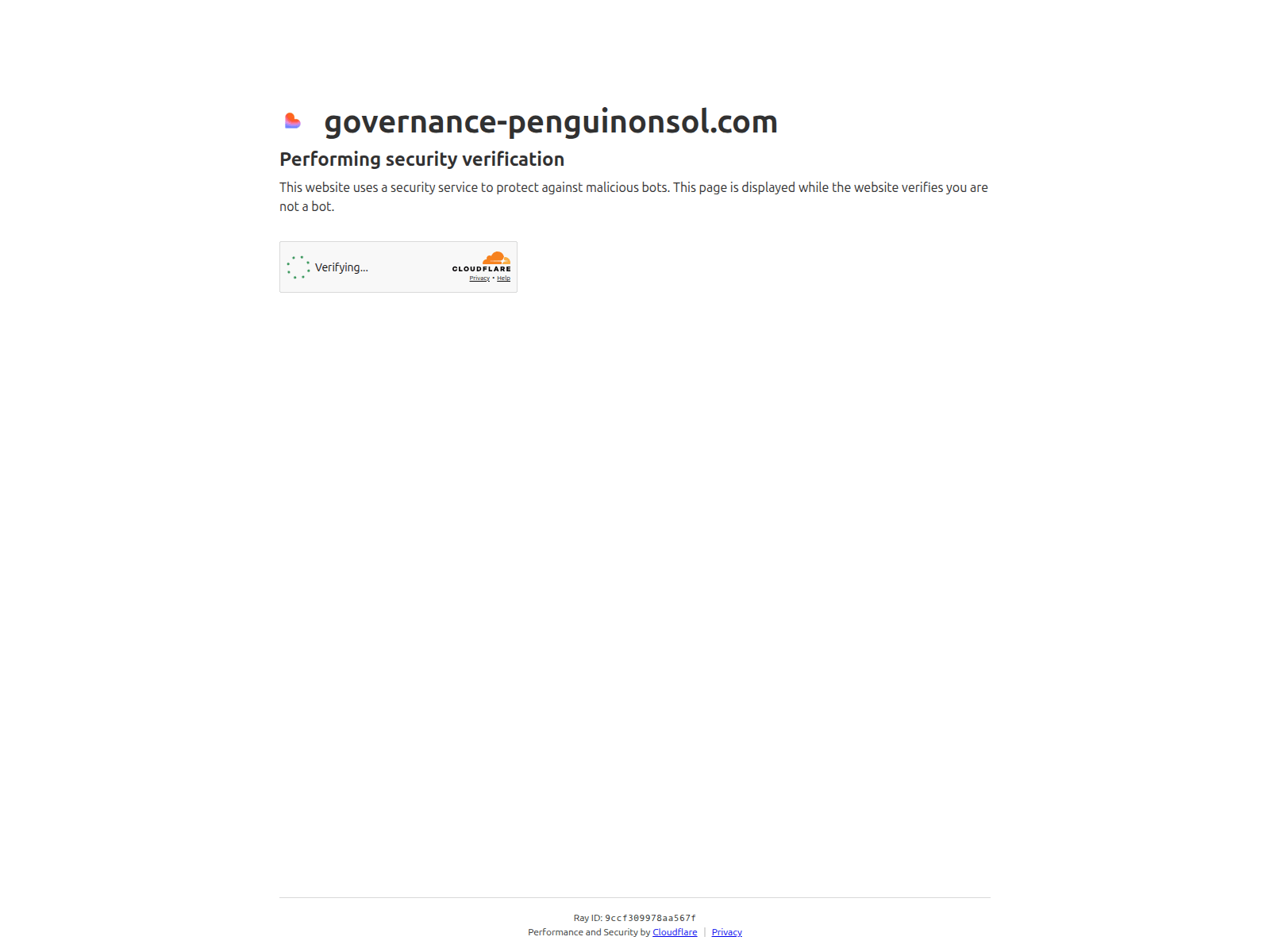 Screenshot of governance-penguinonsol.com