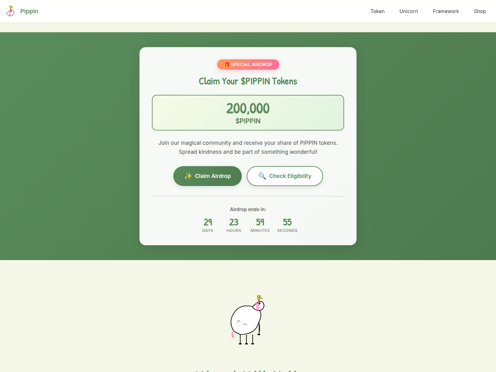 Screenshot of pippinsolana.fun