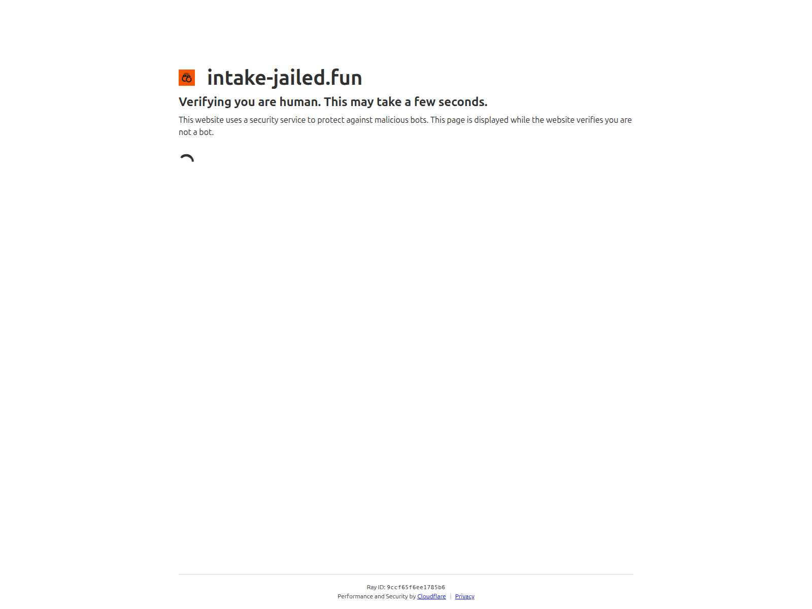 Screenshot of intake-jailed.fun