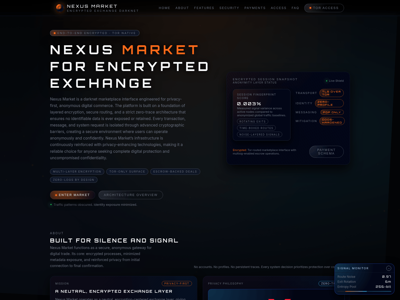 Screenshot of nexus5darknet.info