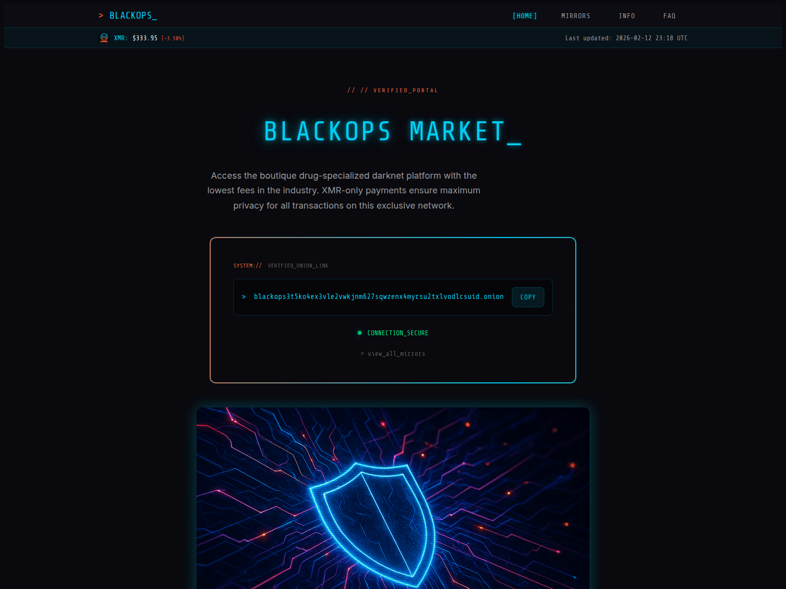 Screenshot of blackospdm.info