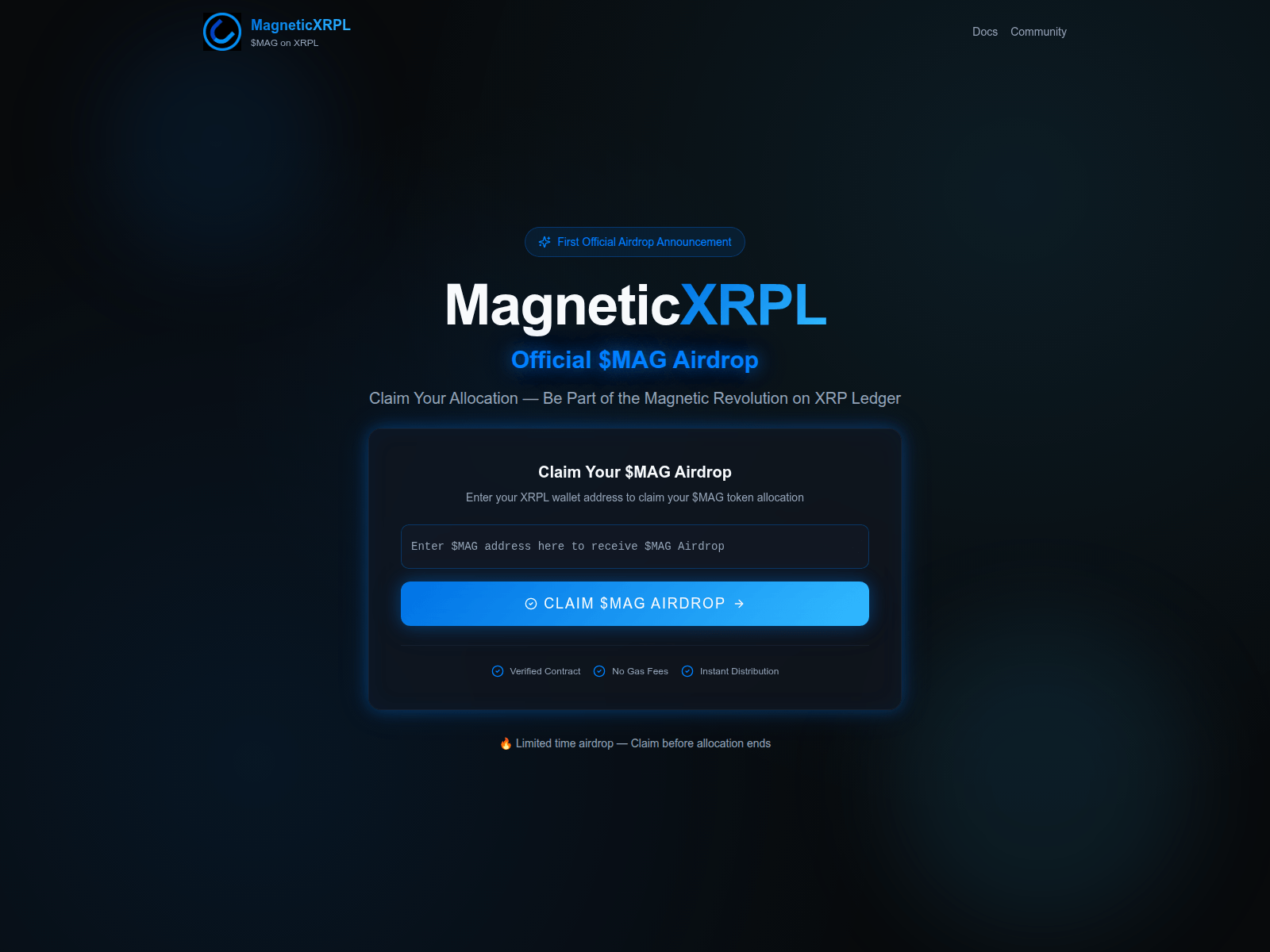 Screenshot of xmagnetic.info