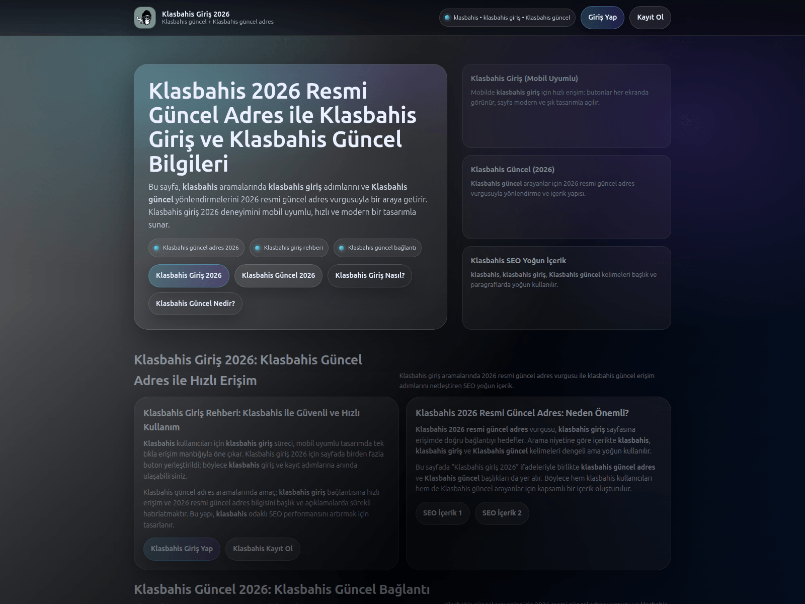 Screenshot of klasbahisle.live