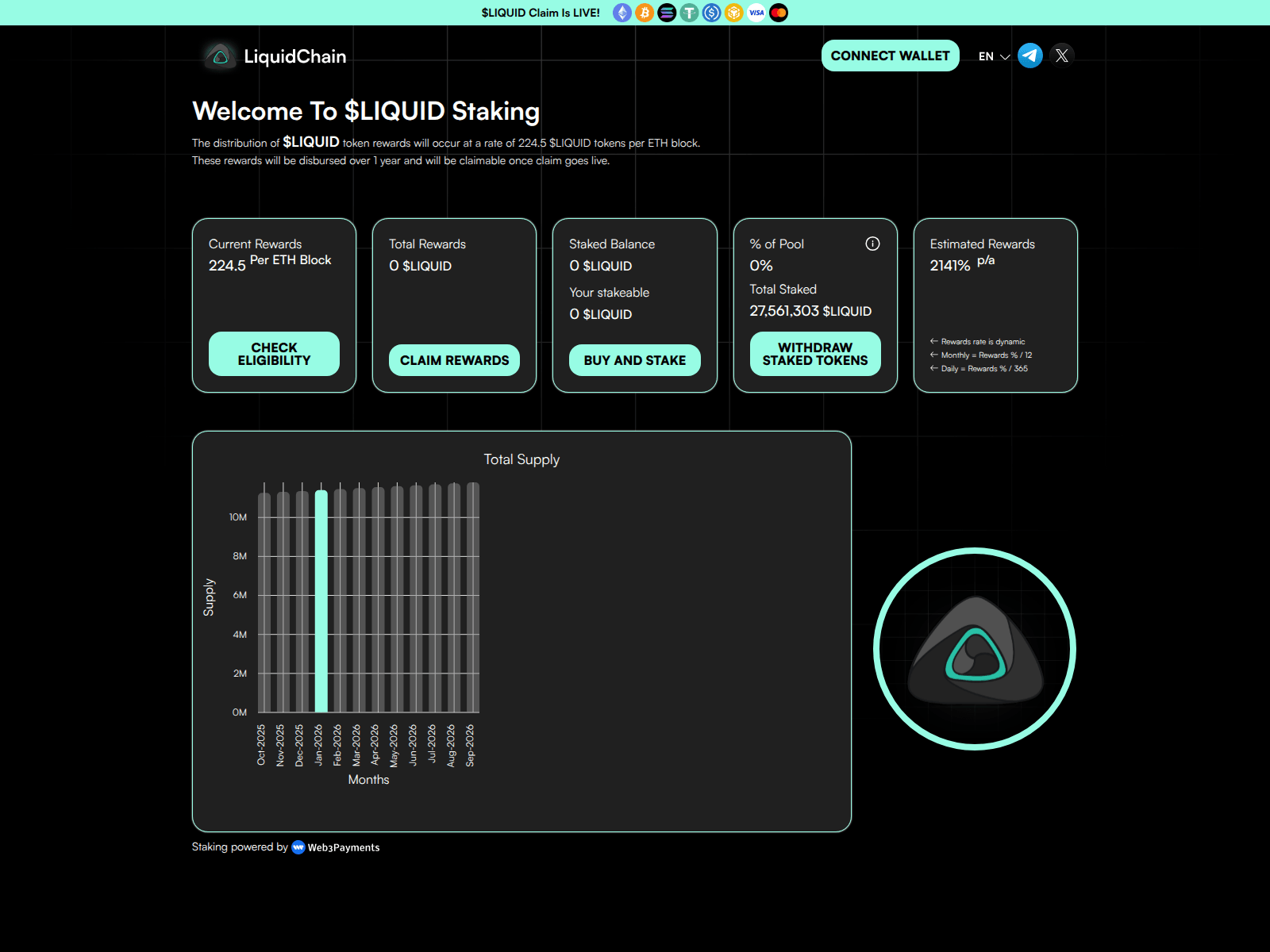Screenshot of liquidupdate.live