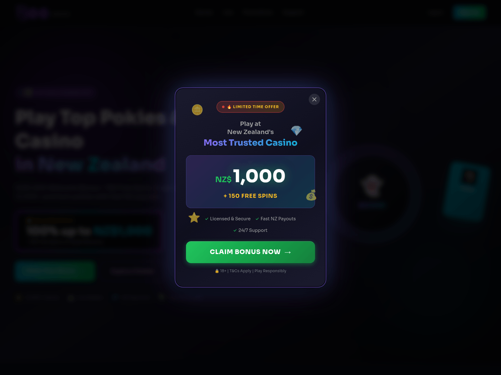 Screenshot of booocasino.net