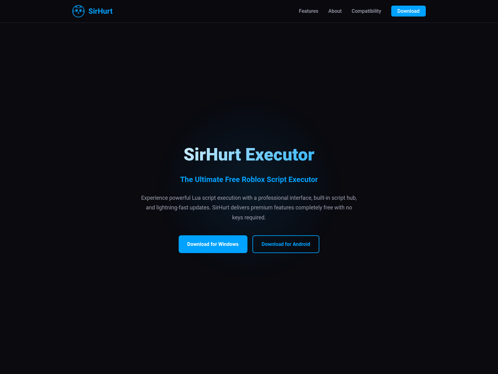 Screenshot of sirhurt.org