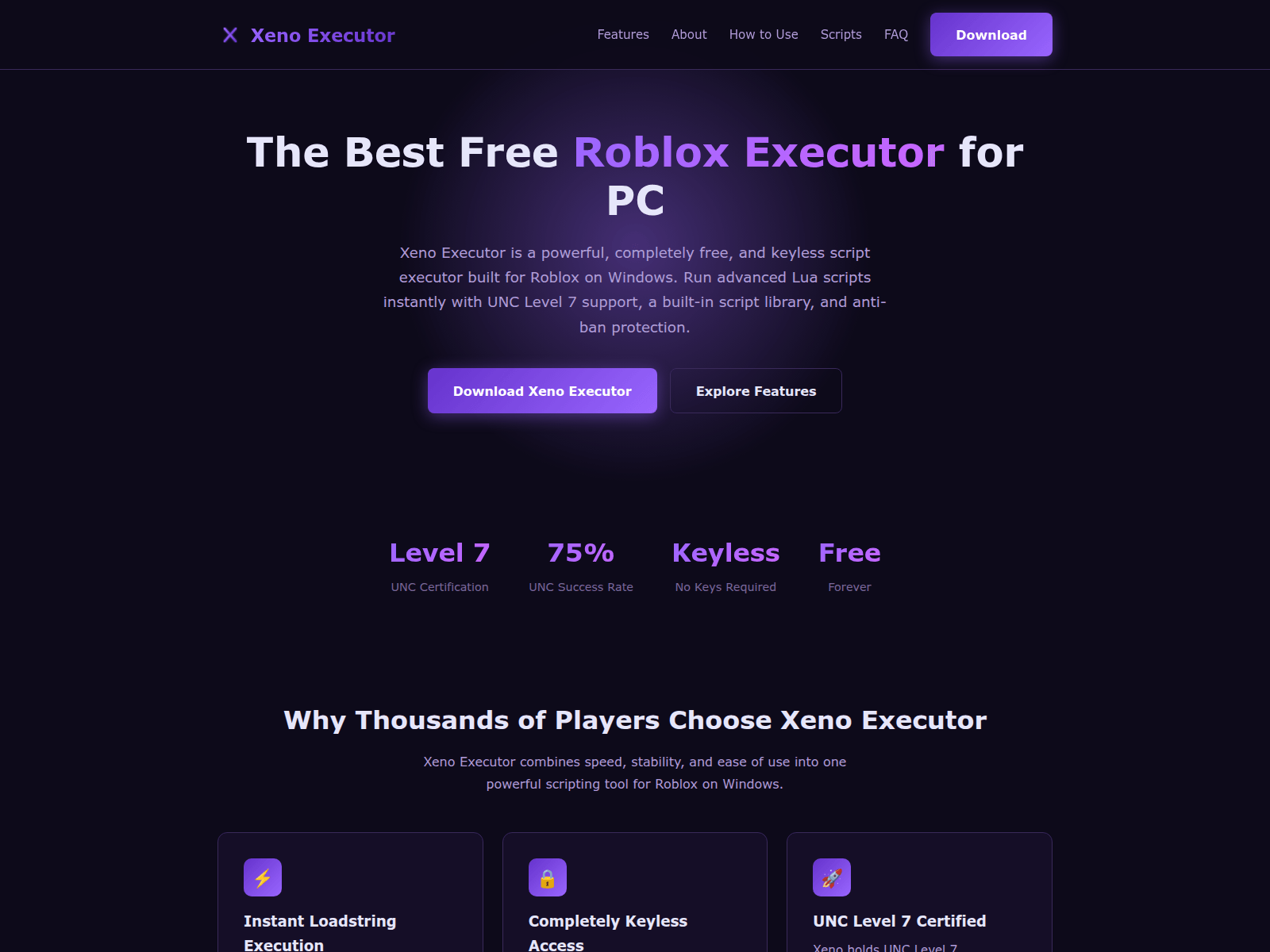 Screenshot of getxeno.org