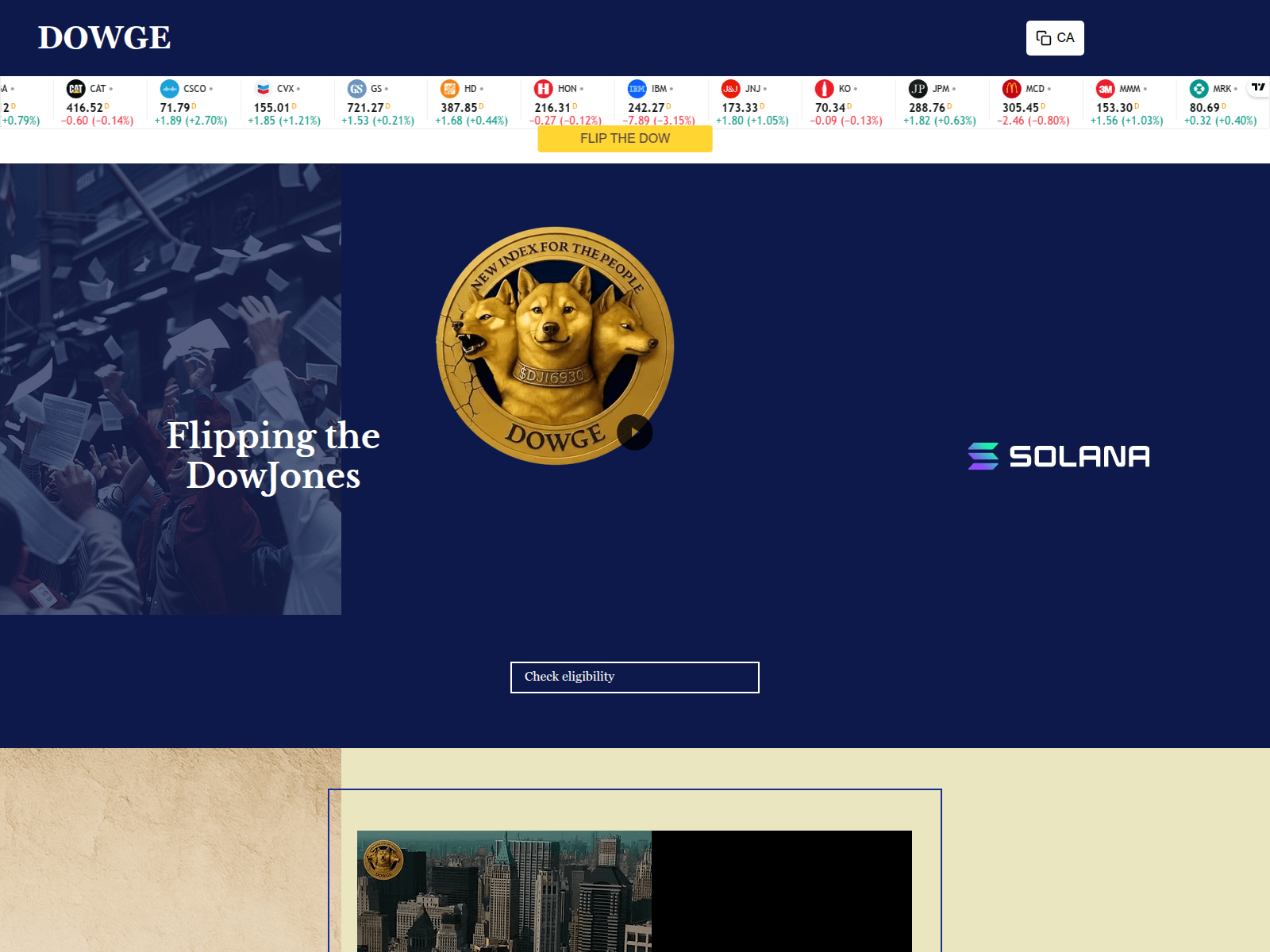 Screenshot of dowgeonsolana.net