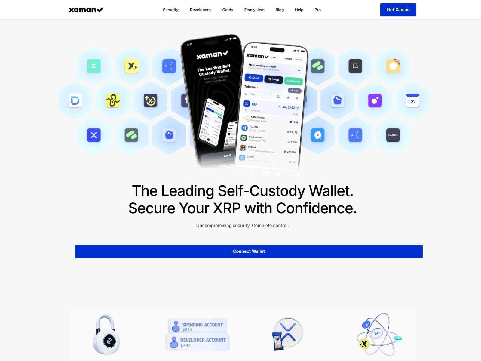 Screenshot of xaman-app.net