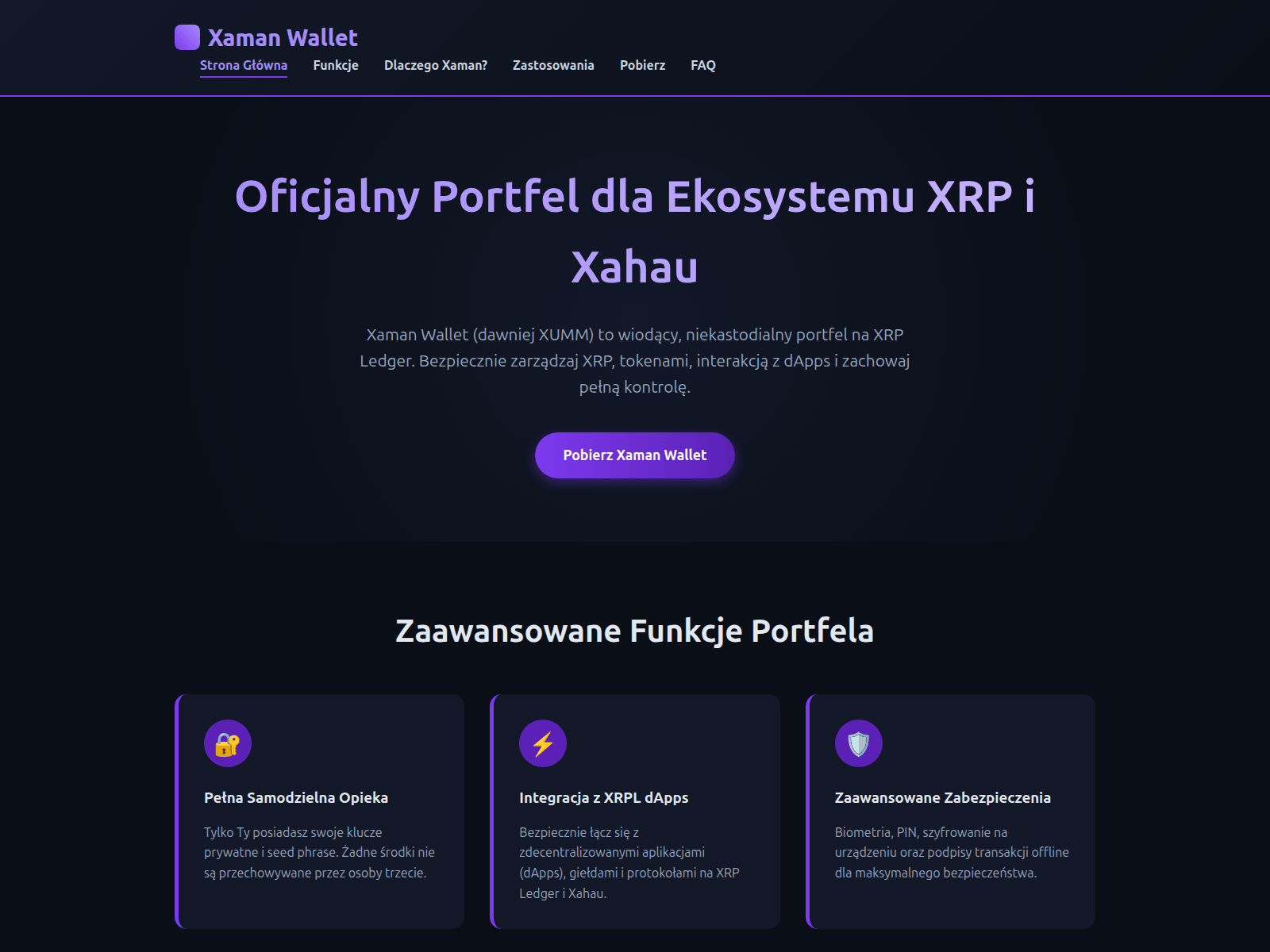 Screenshot of pl-xaman.vip