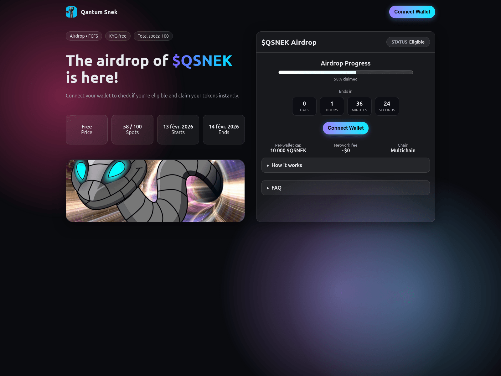 Screenshot of quantumsnek.xyz