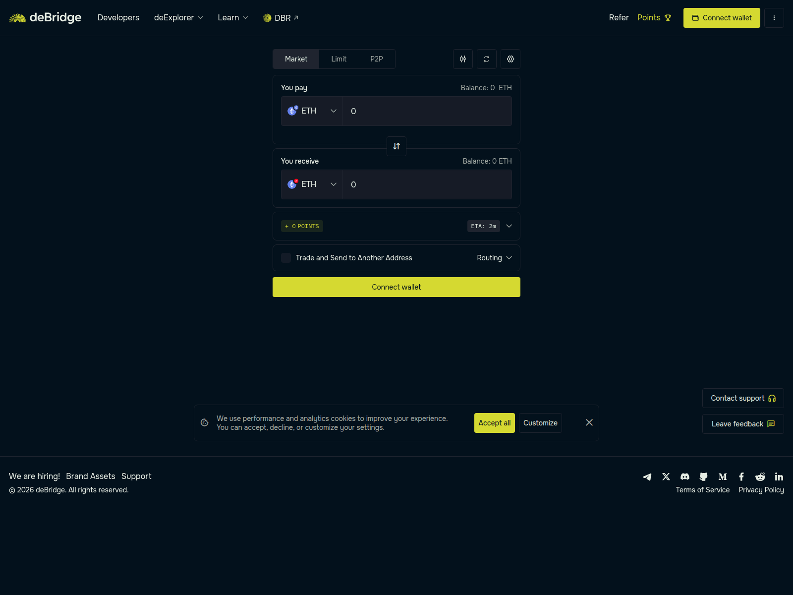 Screenshot of blidge.xyz