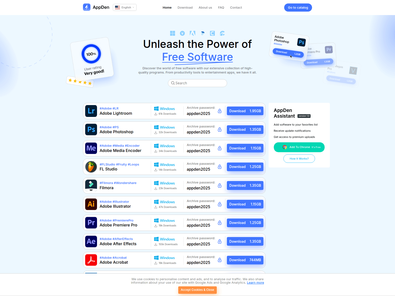Screenshot of appden.app