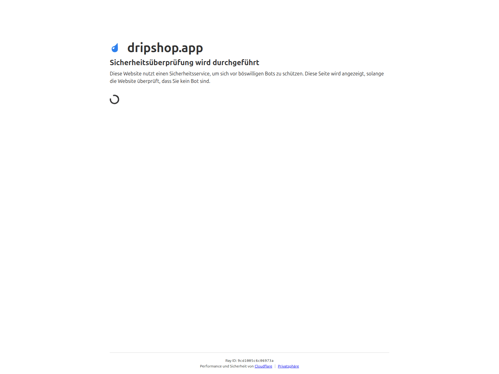 Screenshot of dripshop.app