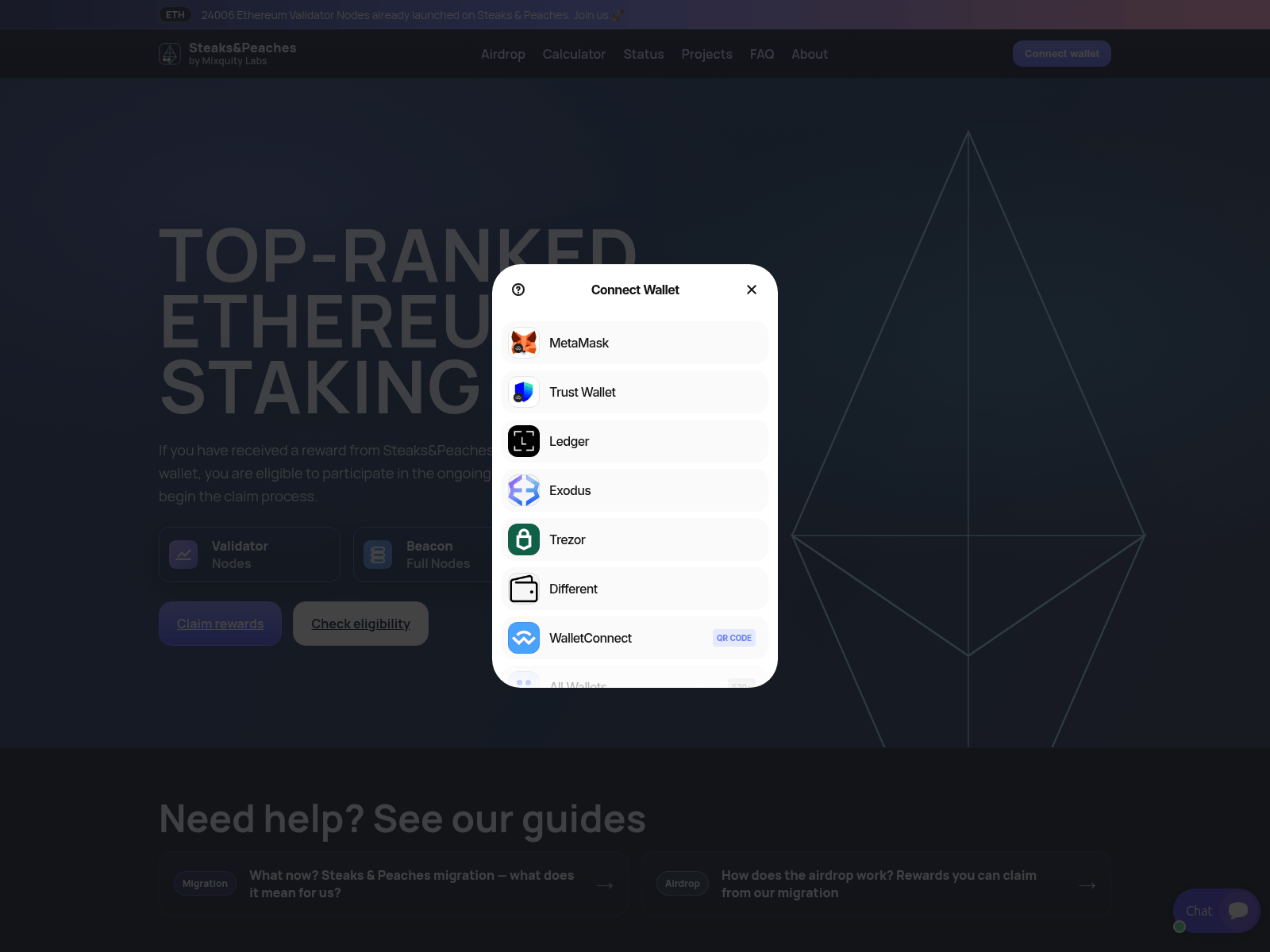 Screenshot of app-steaksandpeaches.com
