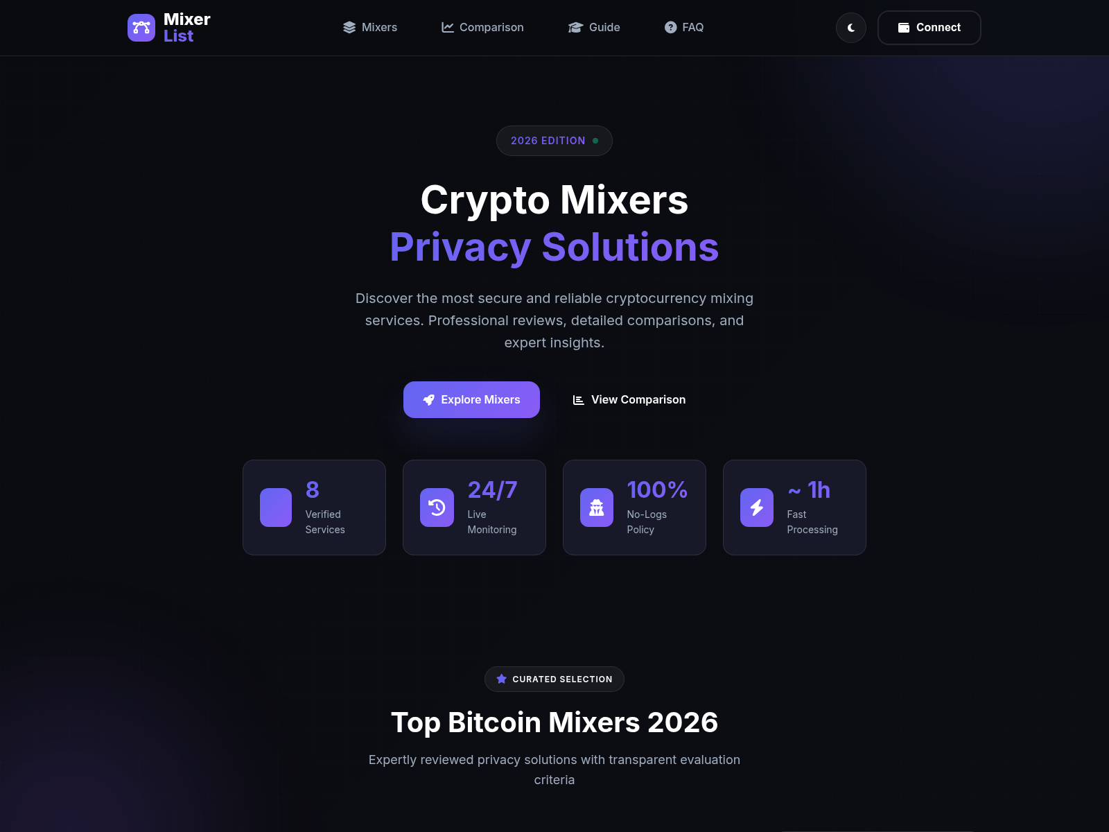 Screenshot of yomixbtc.com