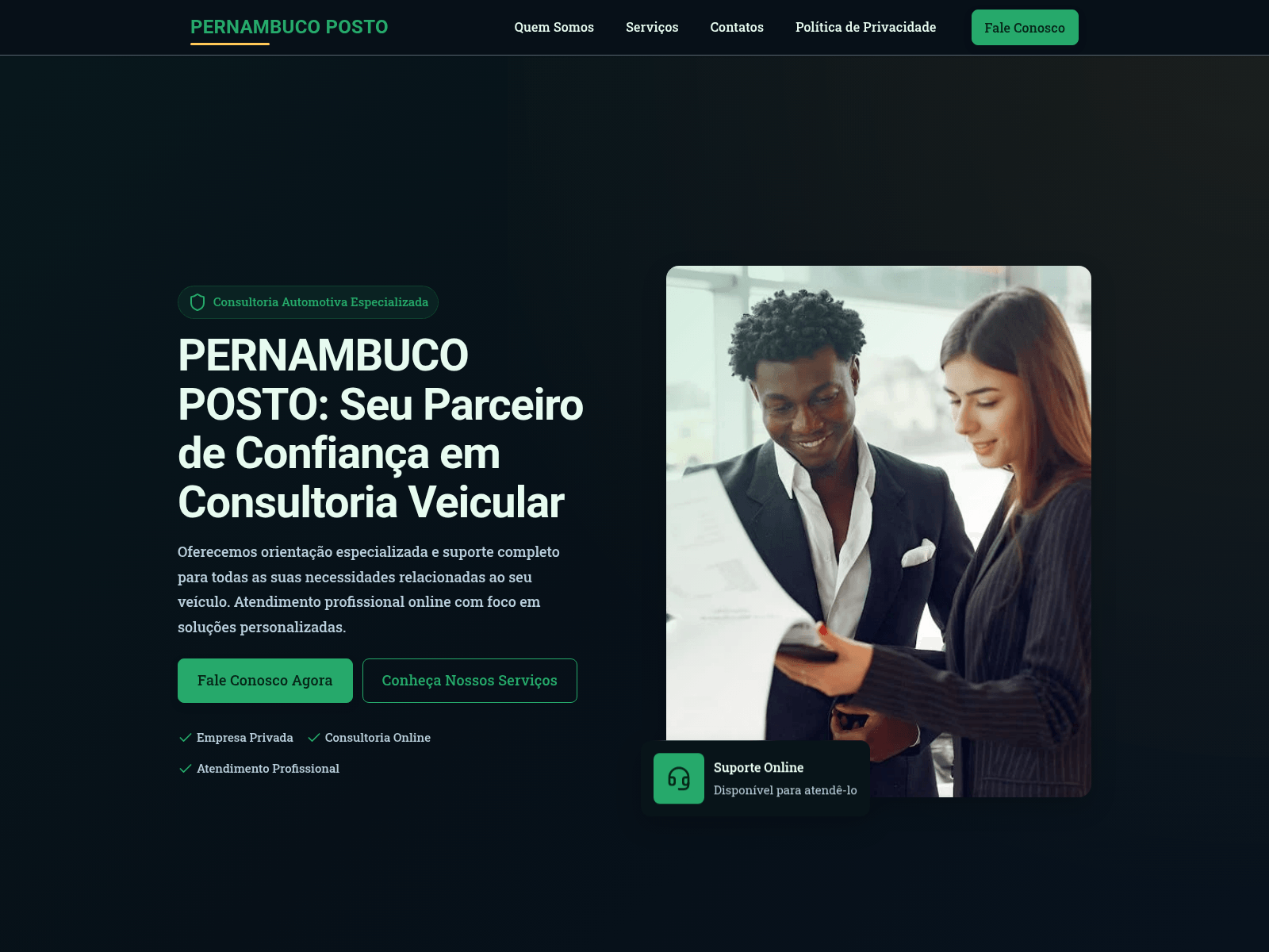 Screenshot of meuportalcliente.com