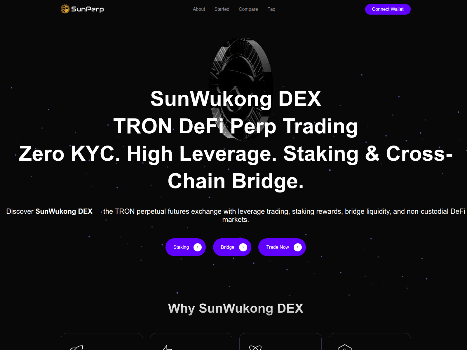 Screenshot of sunwukongdex.com