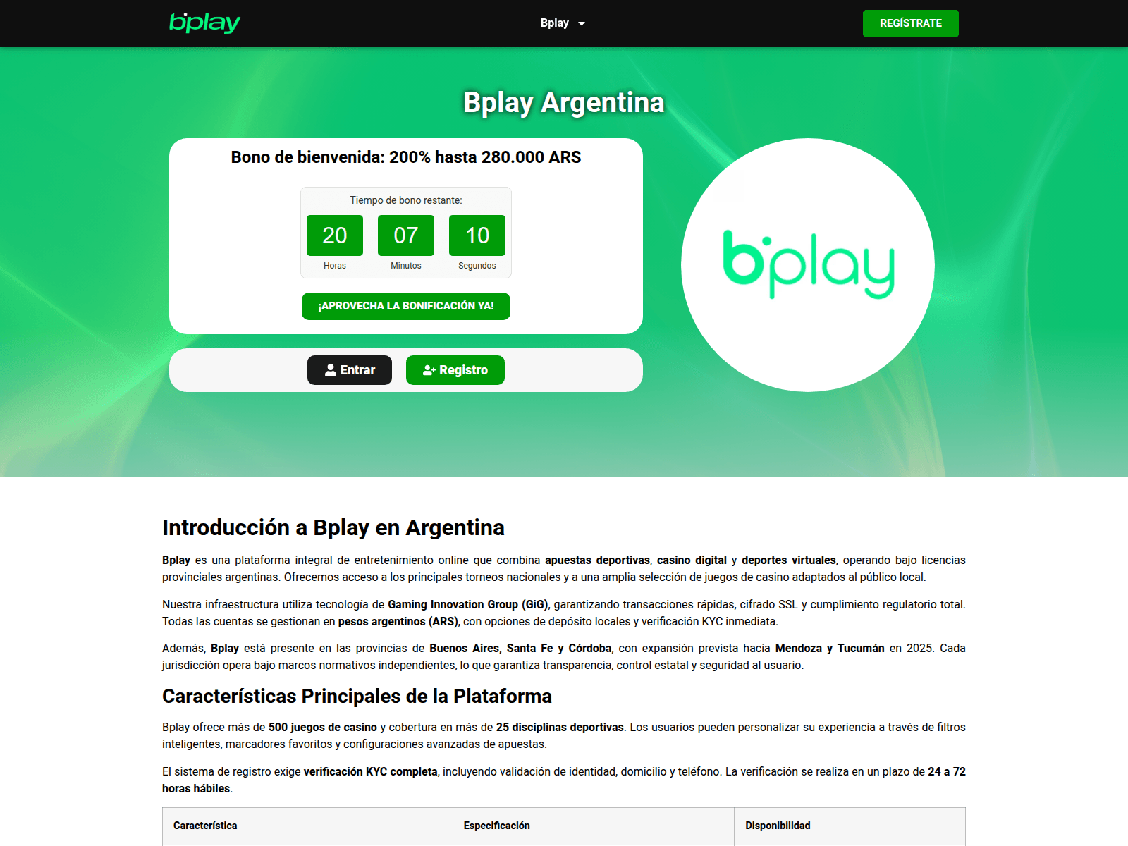 Screenshot of bplaybets.com