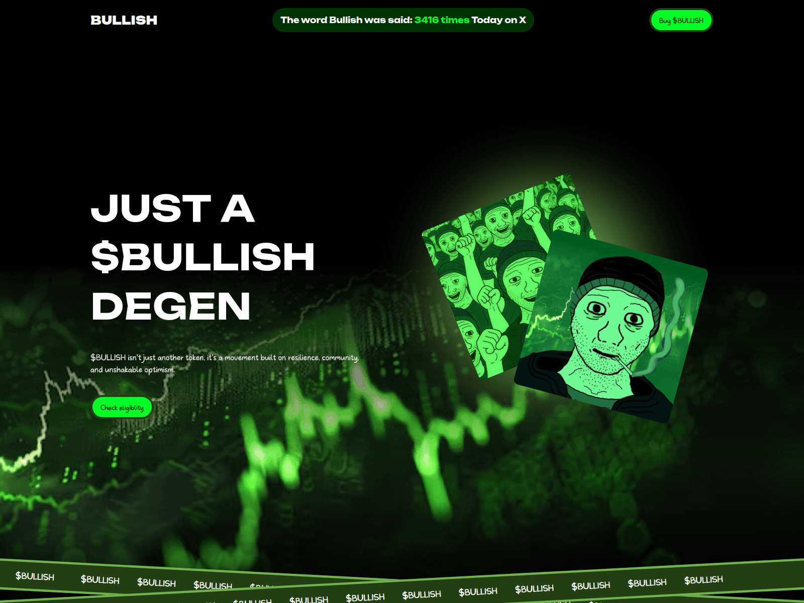 Screenshot of bullishdegens.com