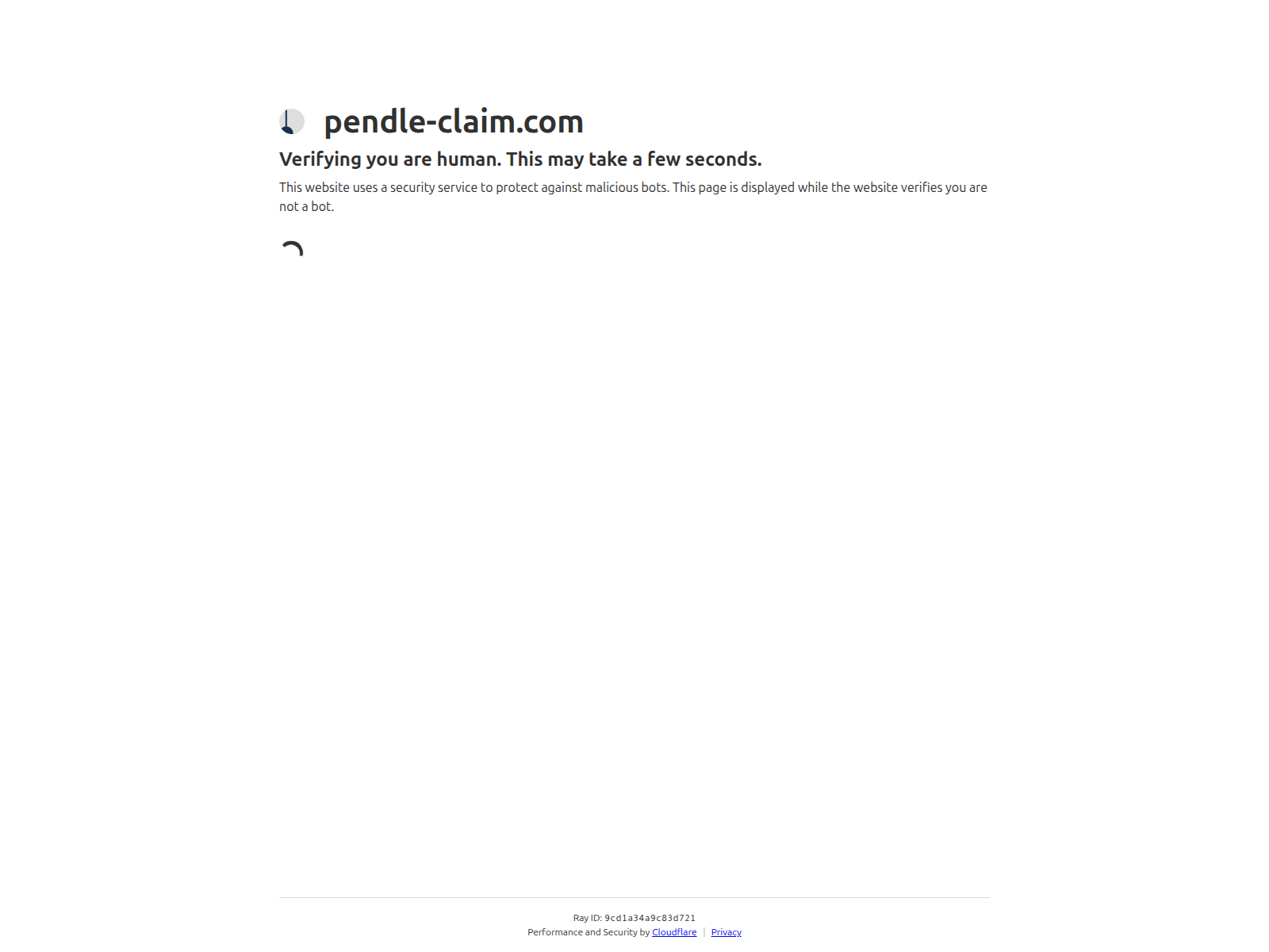 Screenshot of pendle-claim.com