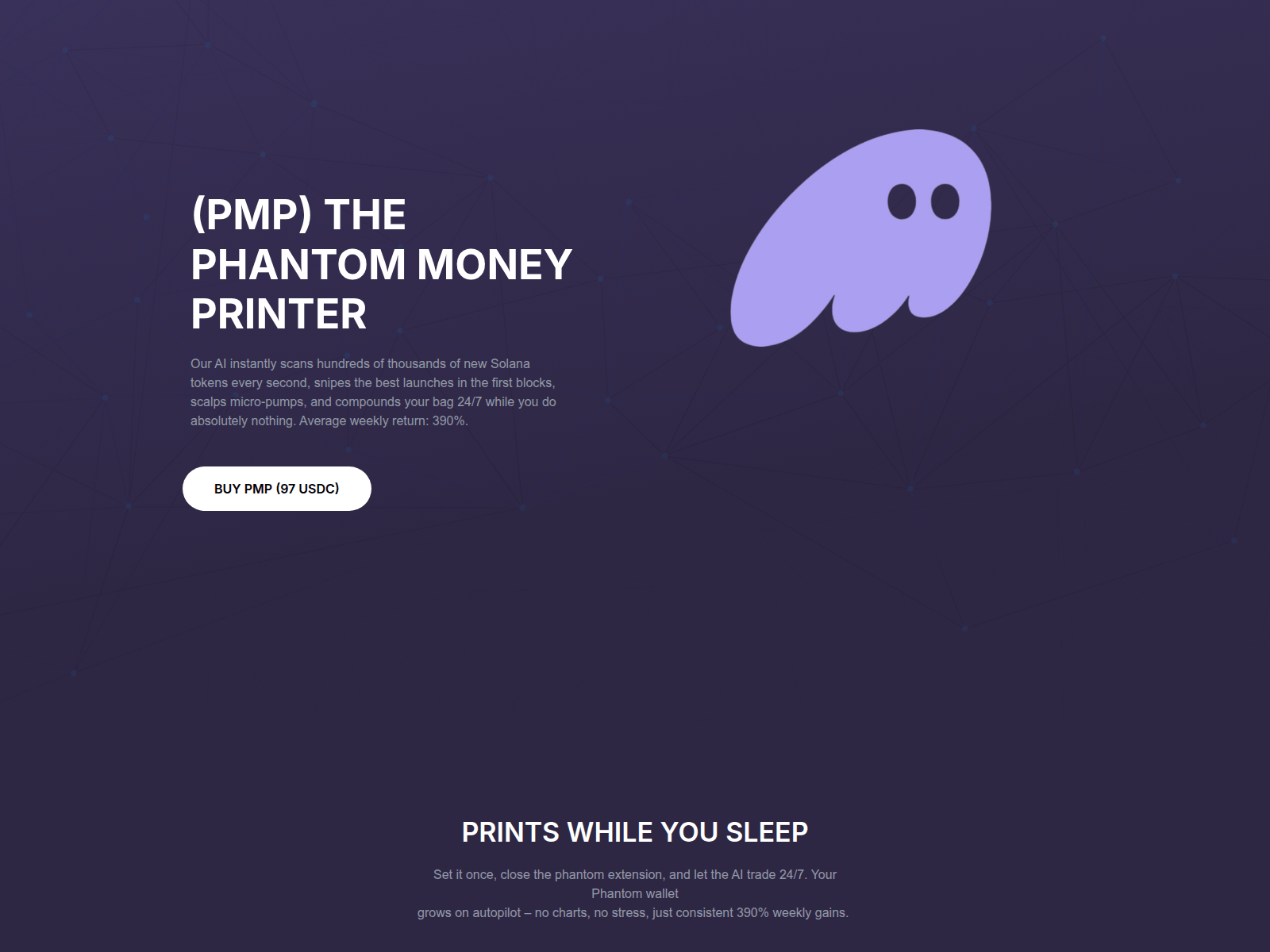 Screenshot of pmpsolana.com