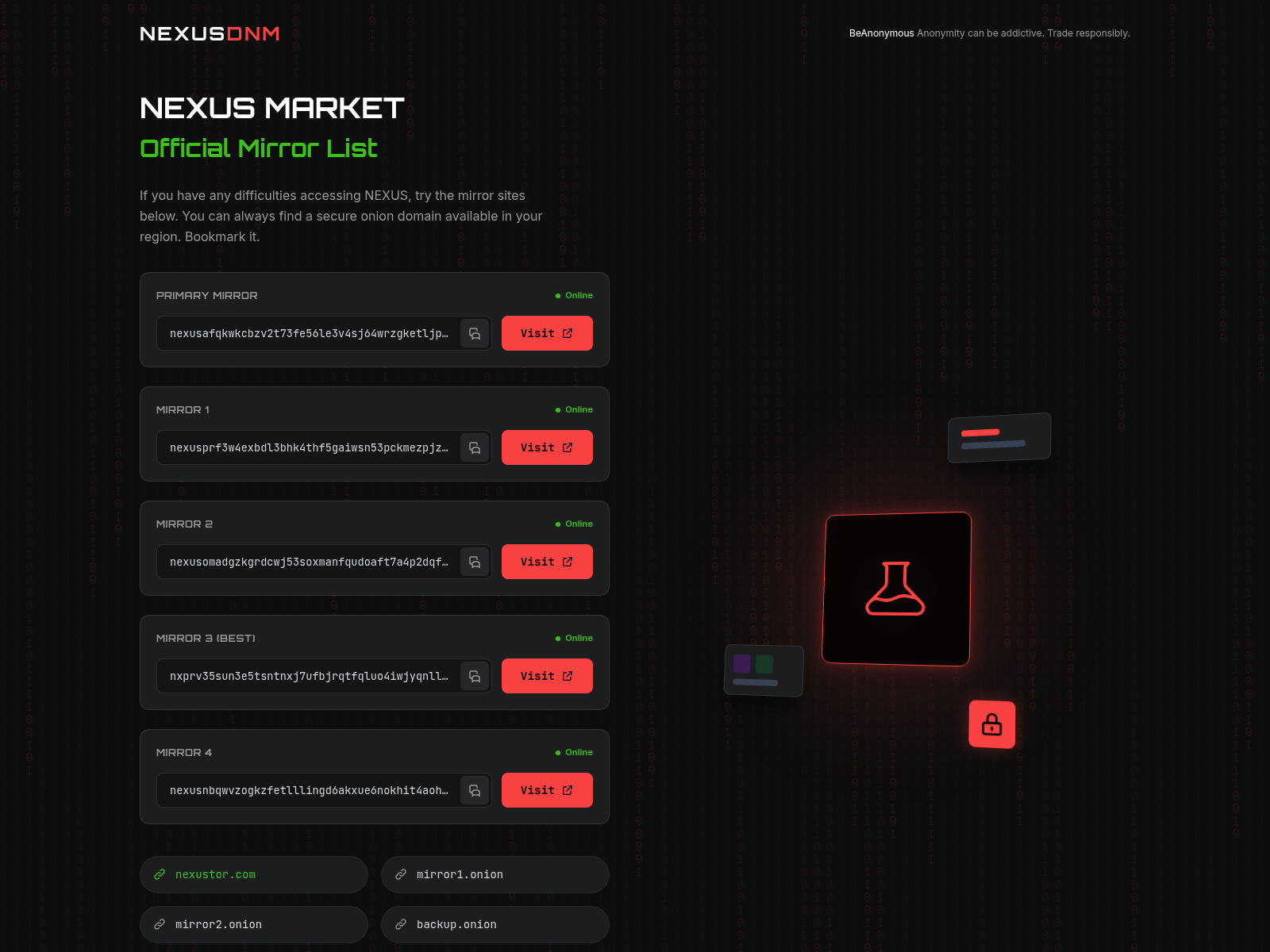 Screenshot of nexus-verified.com