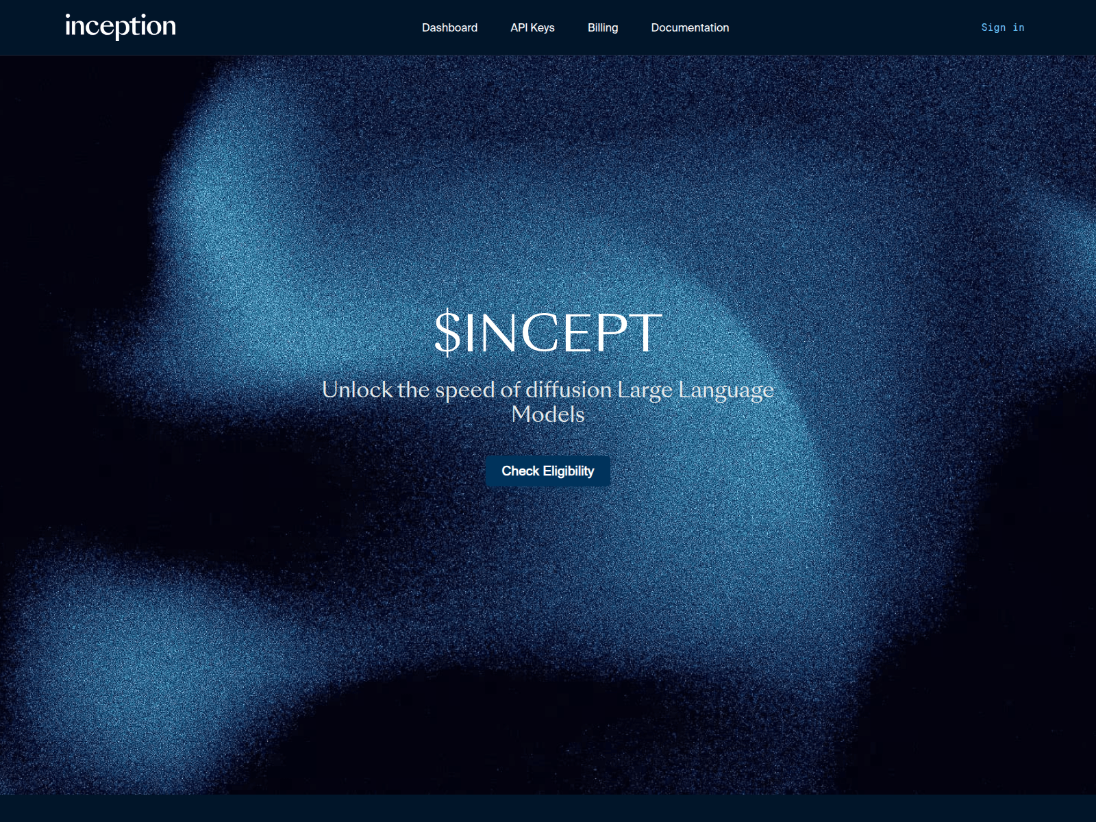 Screenshot of lnception.com
