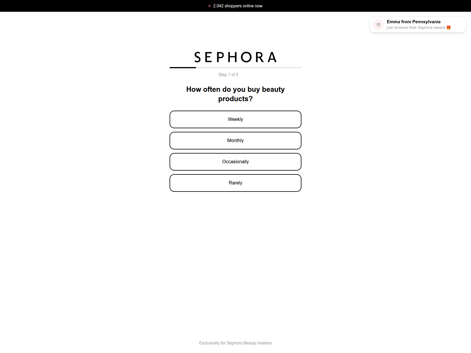 Screenshot of giftseph.com