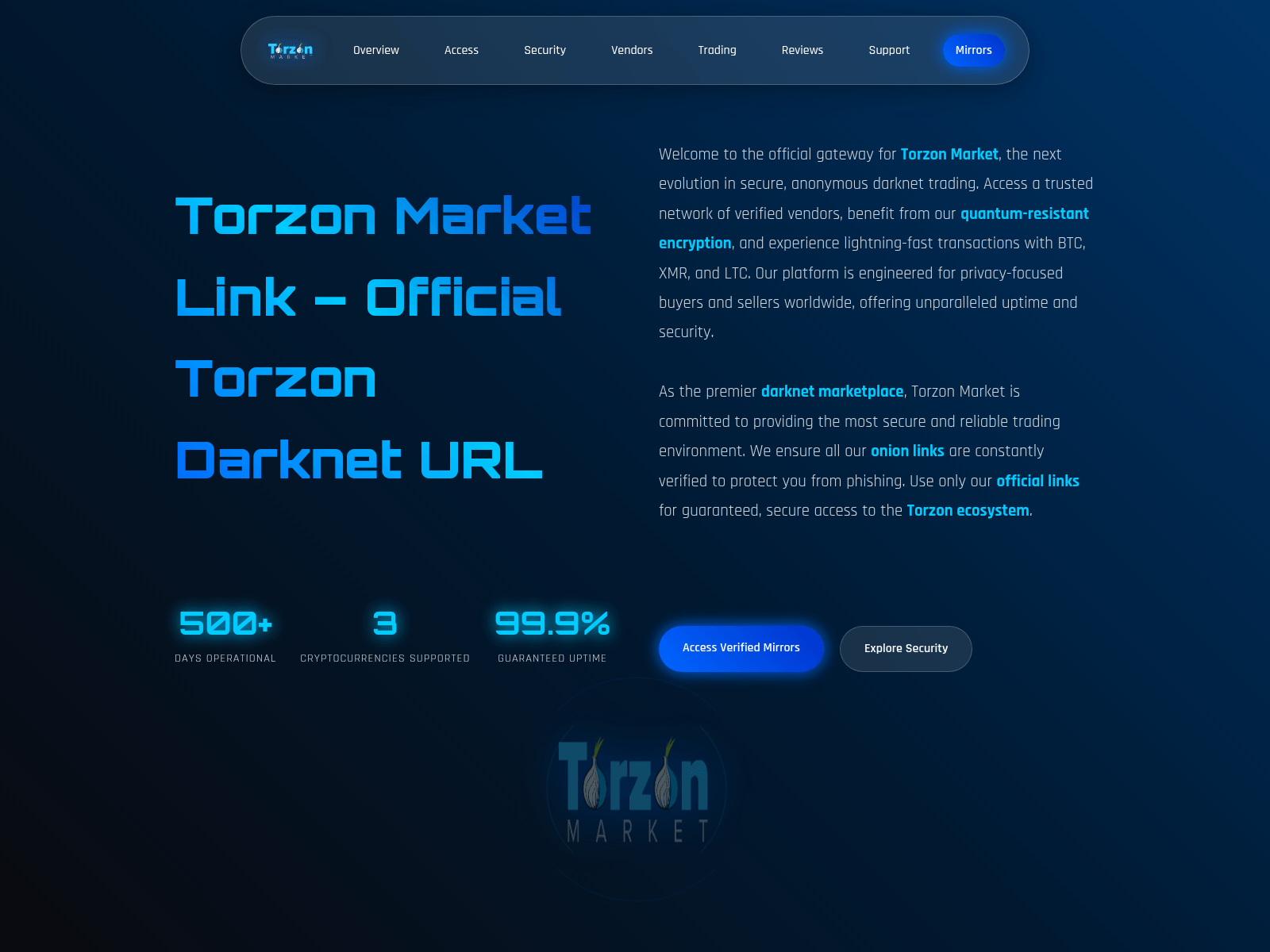 Screenshot of torzon-link.info