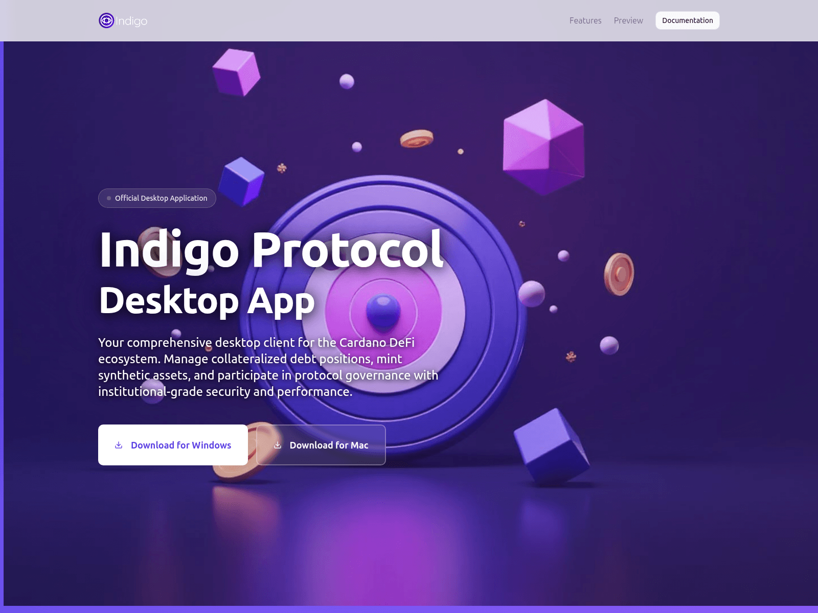 Screenshot of indigoprotocoldesktop.live
