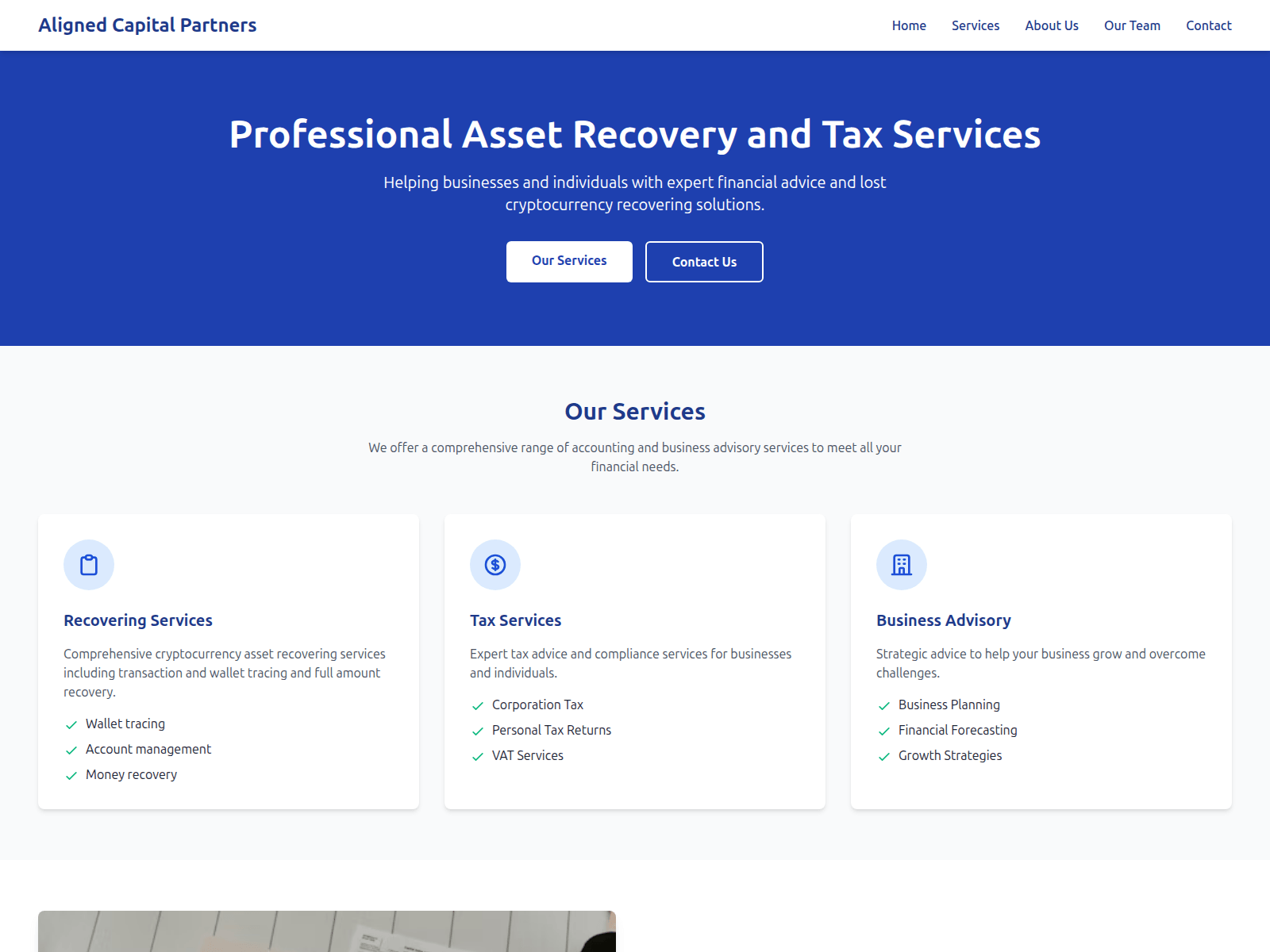 Screenshot of acpartners.live