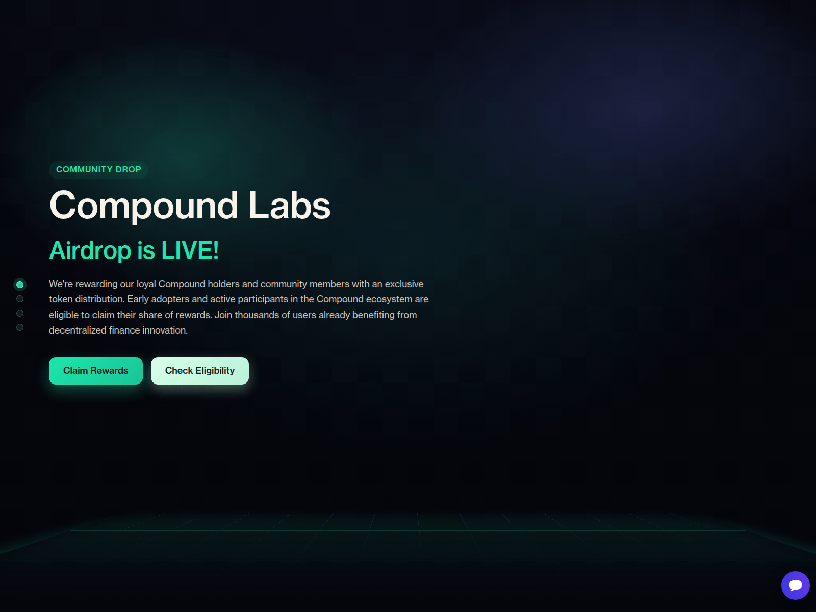 Screenshot of compstake.org