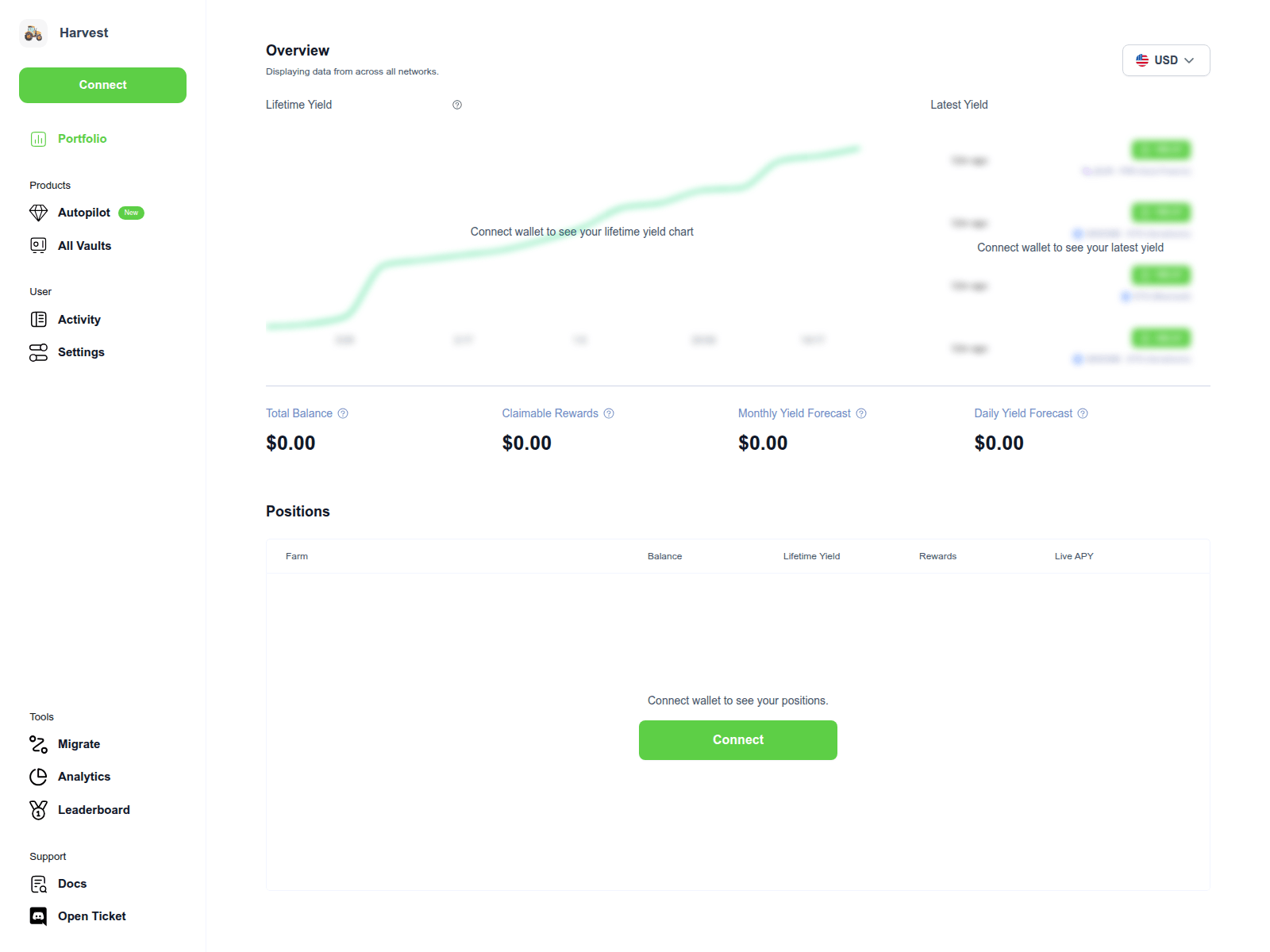 Screenshot of harvest-dashboard.pro