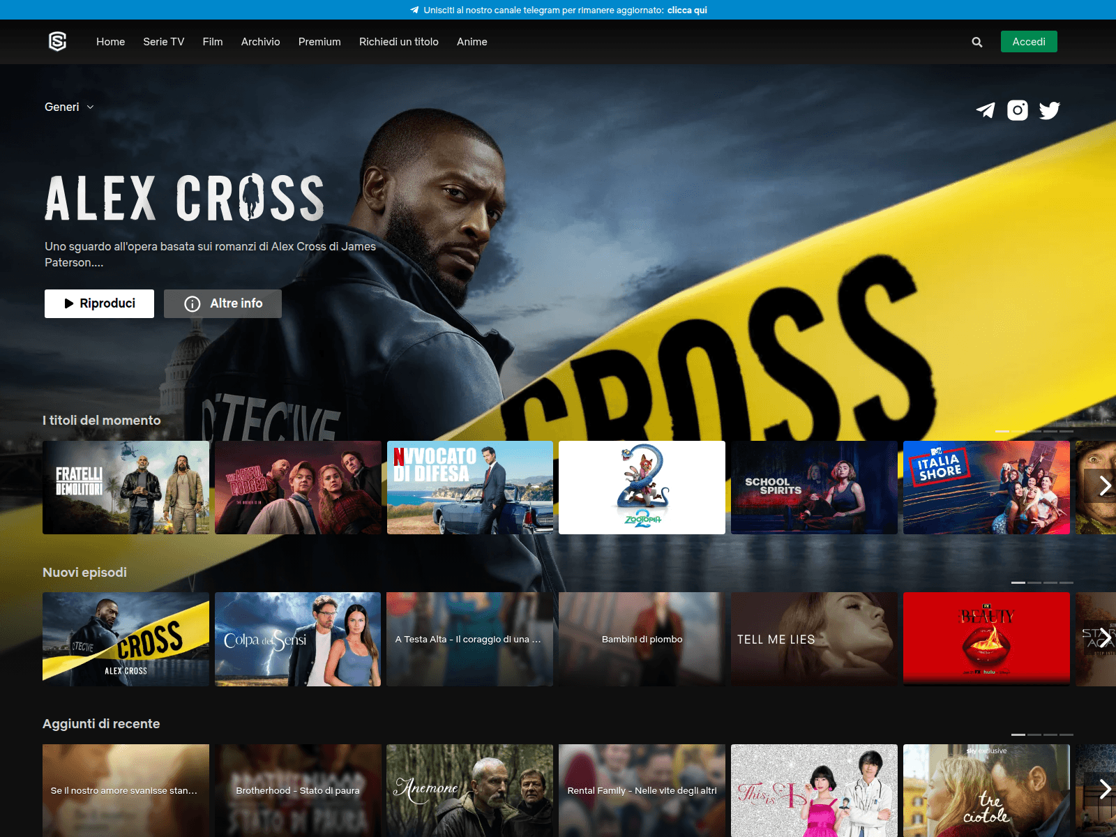 Screenshot of streaming-community.space