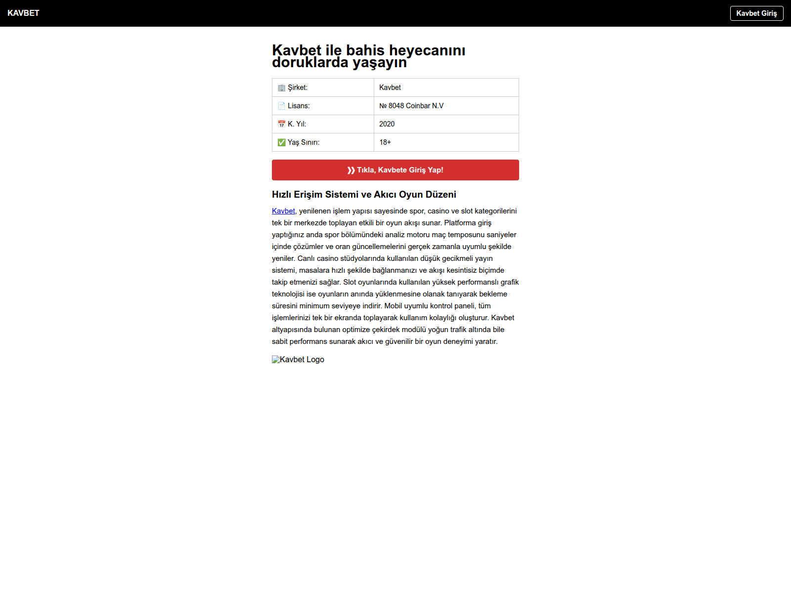Screenshot of kav-betguncel.vip
