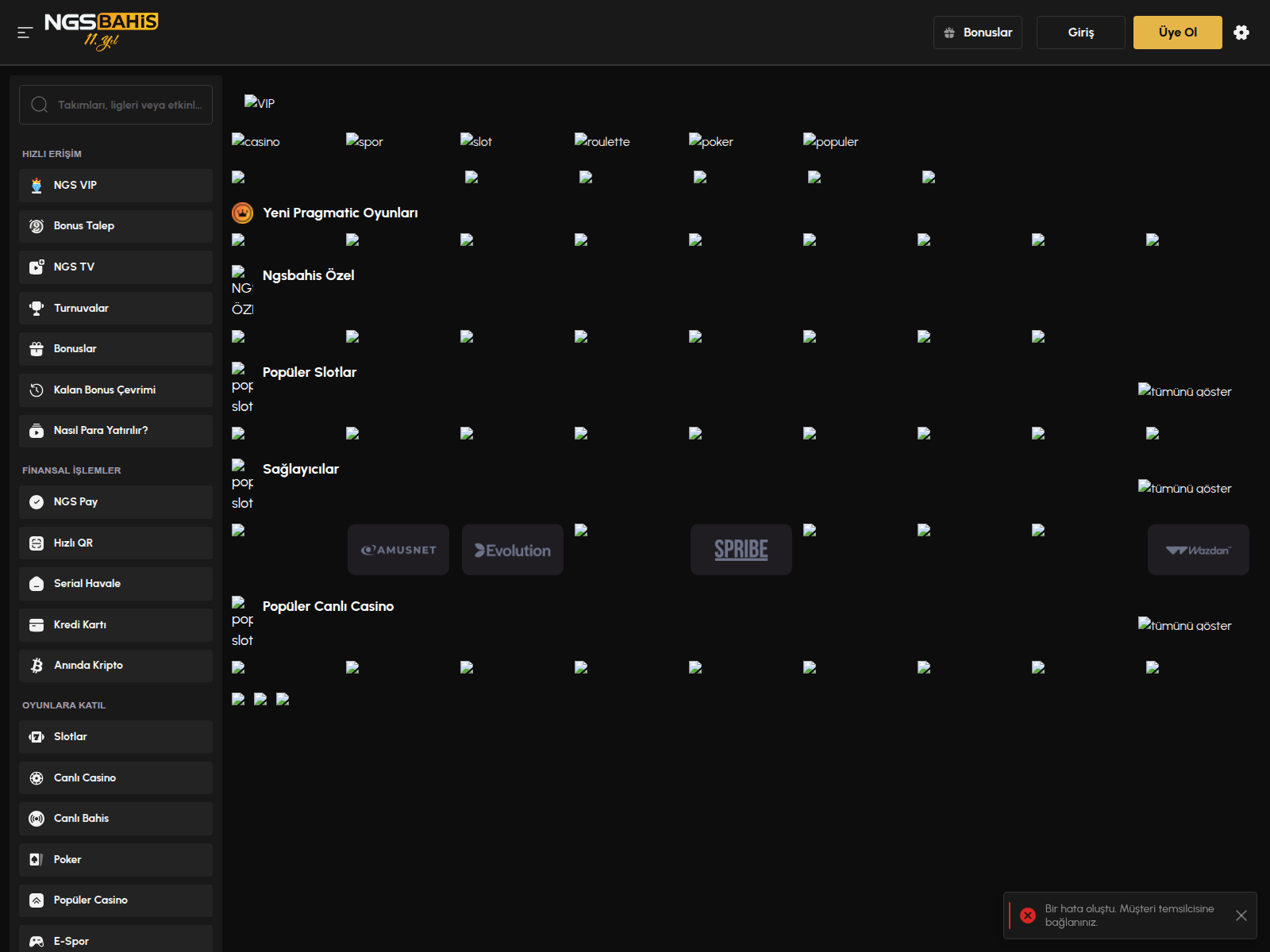 Screenshot of mainapi3.vip